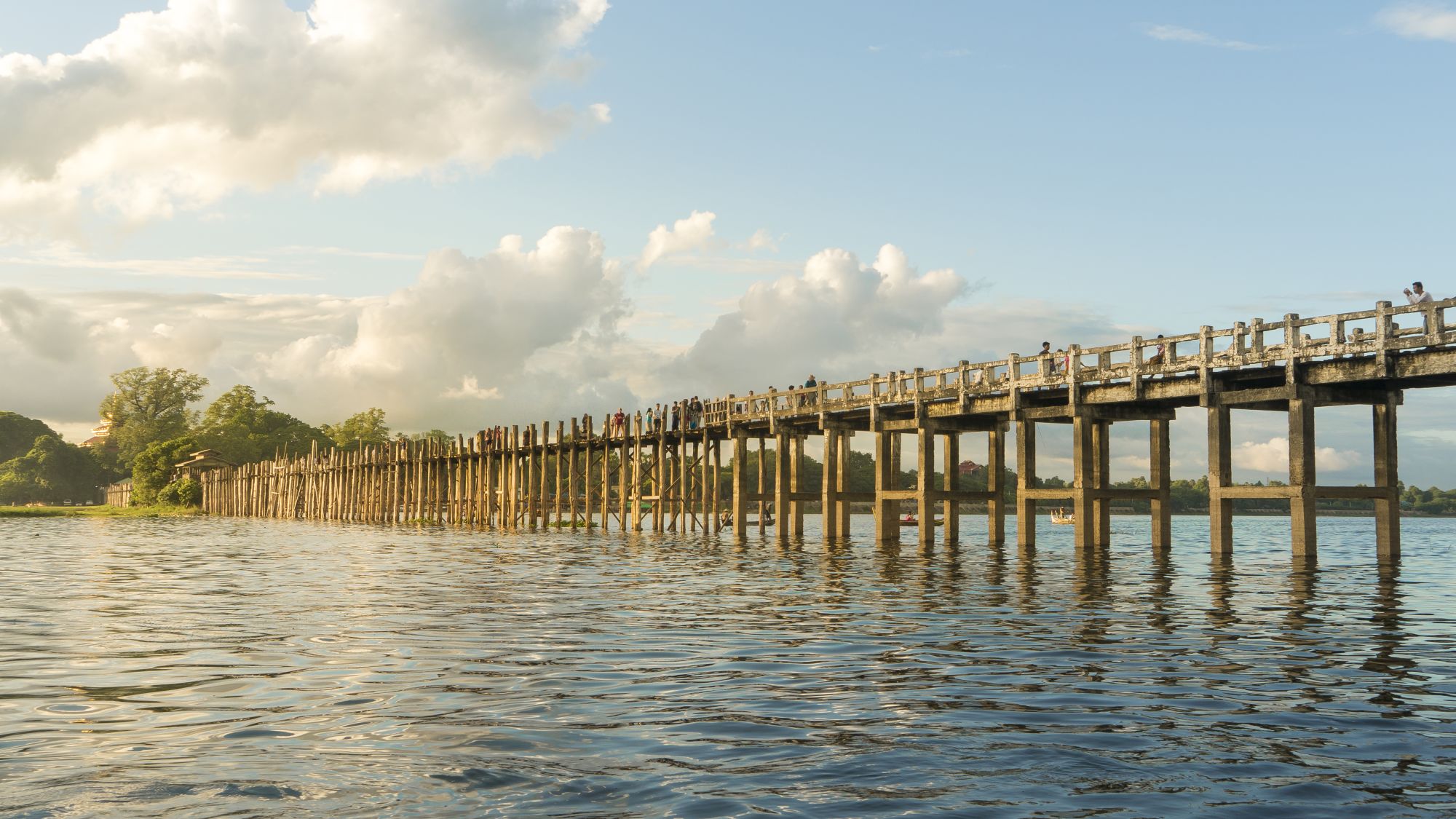 Das Goldene Land ab Yangon: Mandalay Amarapura U-Bein Bridge