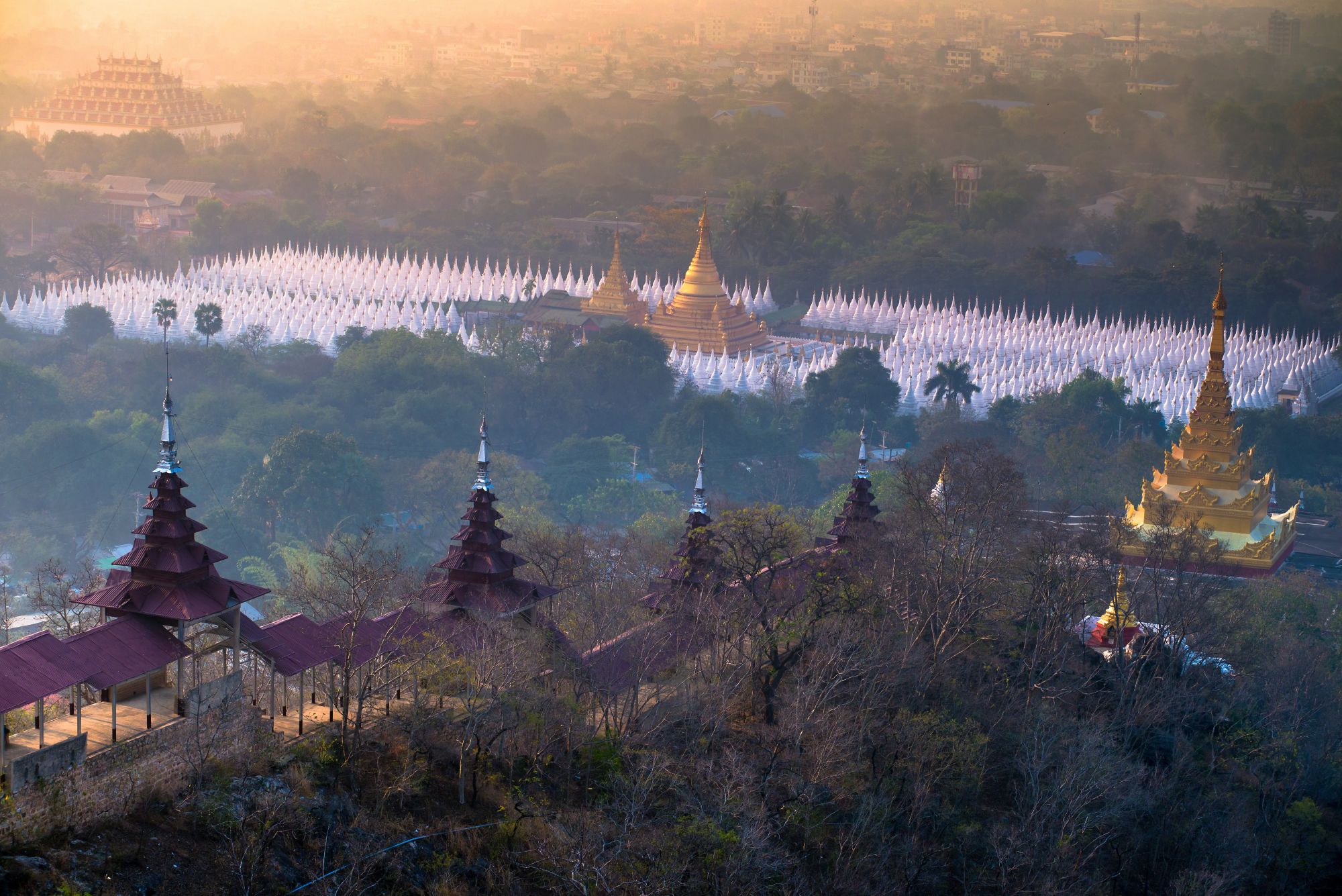 Au pays des temples et des pagodes de Mandalay: Mandalay Hill