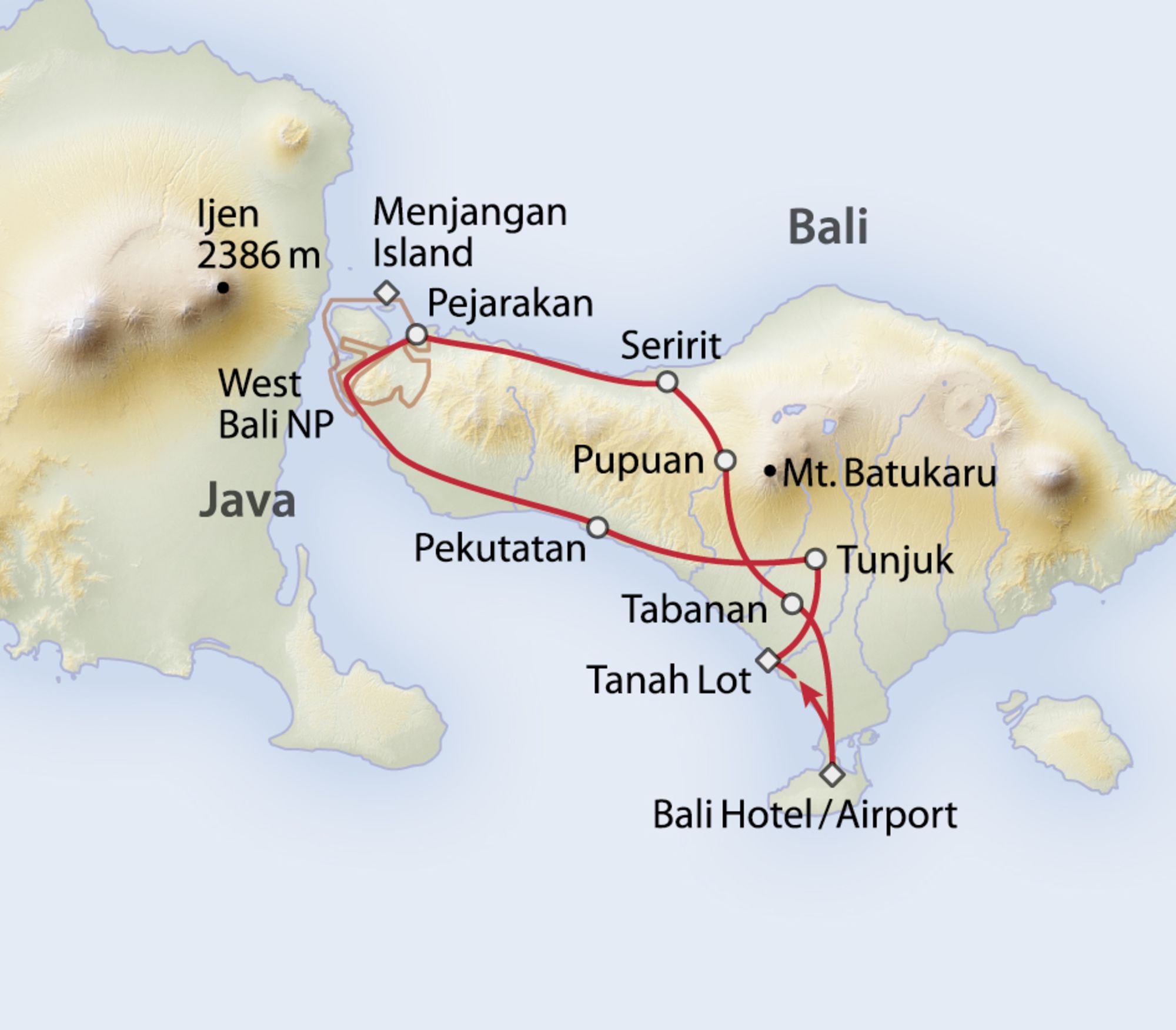 Bali occidentale méconnue de Sud de Bali: Bali_West_unbekannt