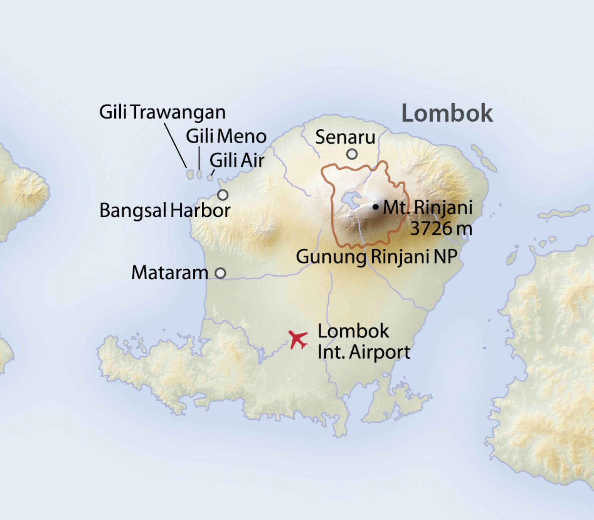 Karte von Rundreise