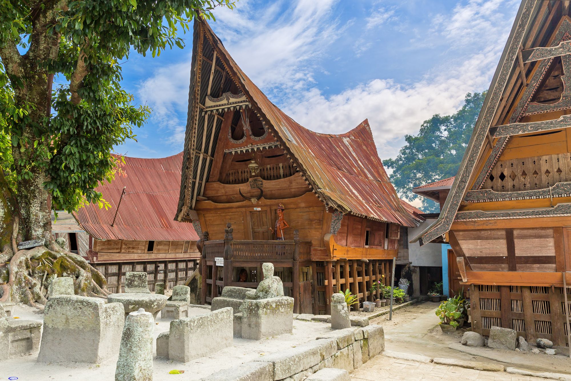 Sumatra Überlandreise ab Medan: Sumatra | Ambarita village Lake Toba