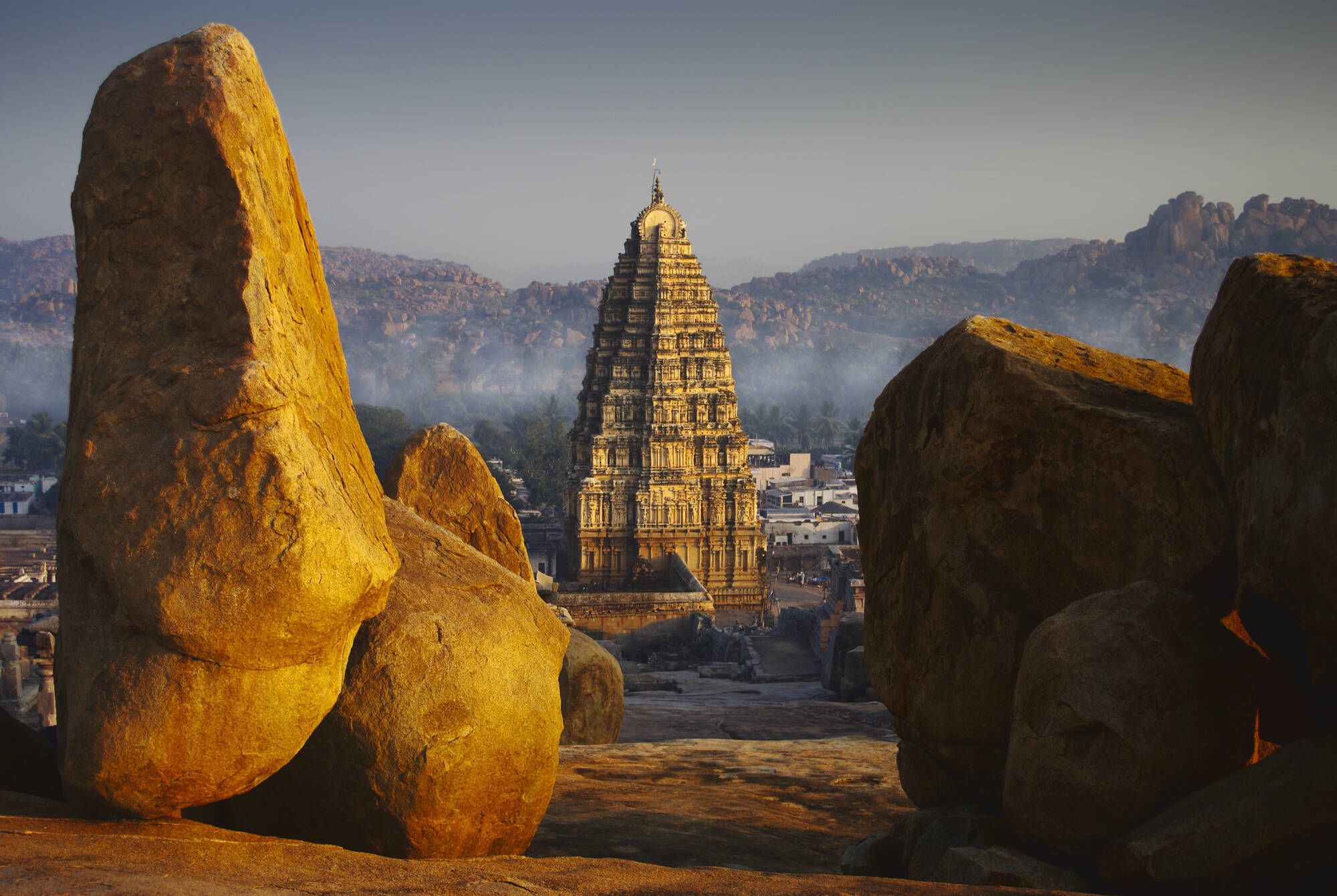 Héritage culturel du Karnataka de Goa: Hampi: wonderful morning scenery