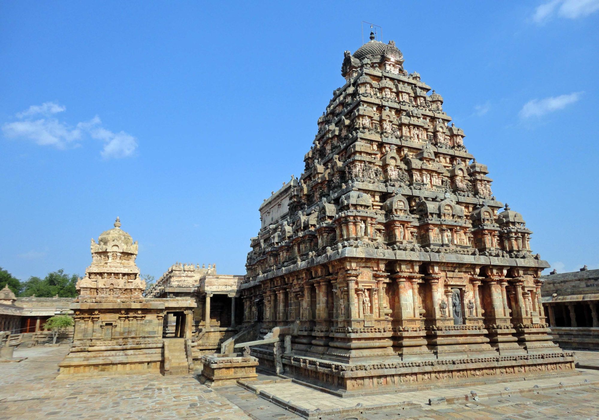 Les hauts lieux du sud de l'Inde de Chennai: Kumbakonam: Darasuram Temple