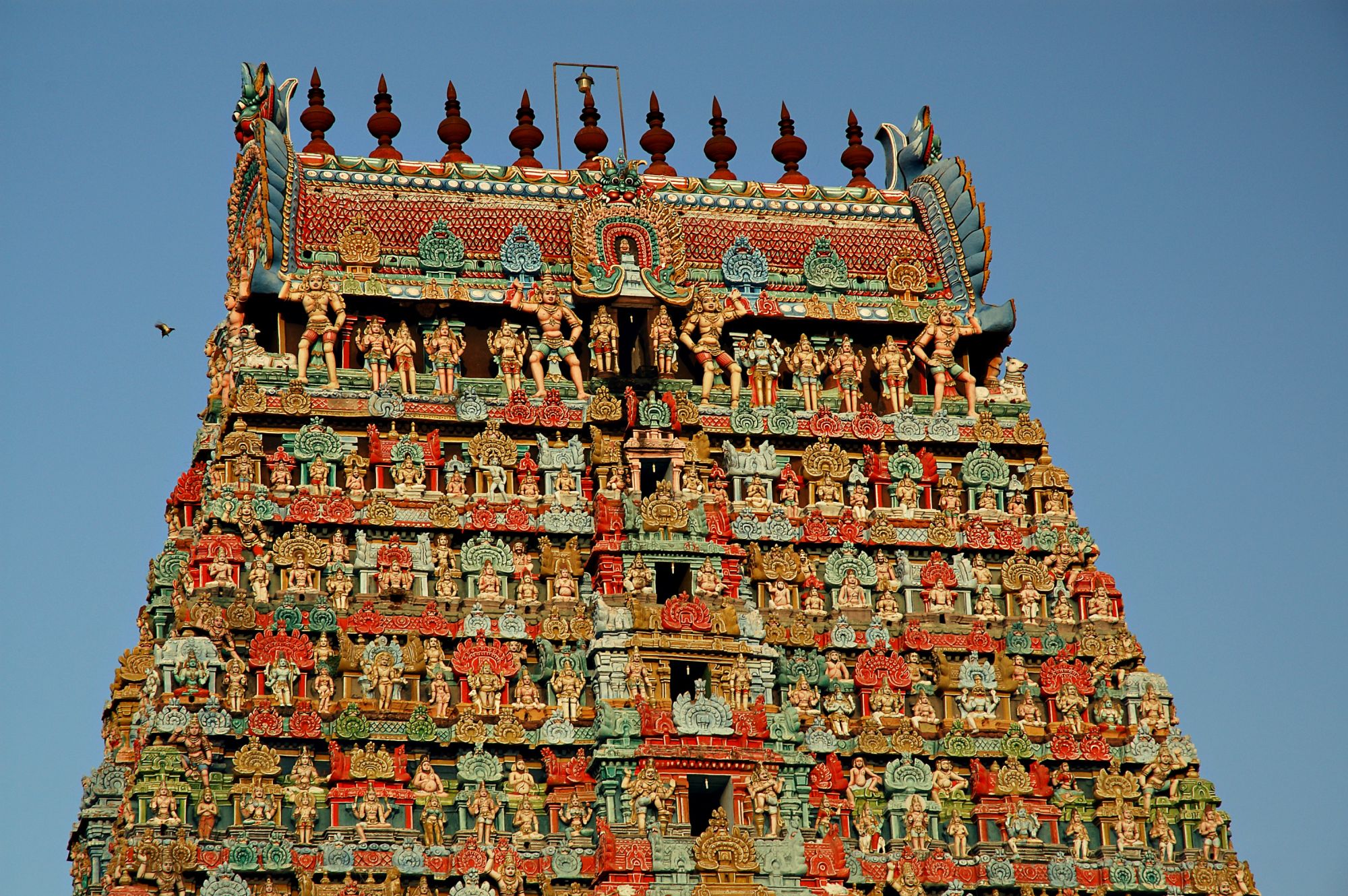 Les hauts lieux du sud de l'Inde de Chennai: Kumbakonam: Sarangapani temple