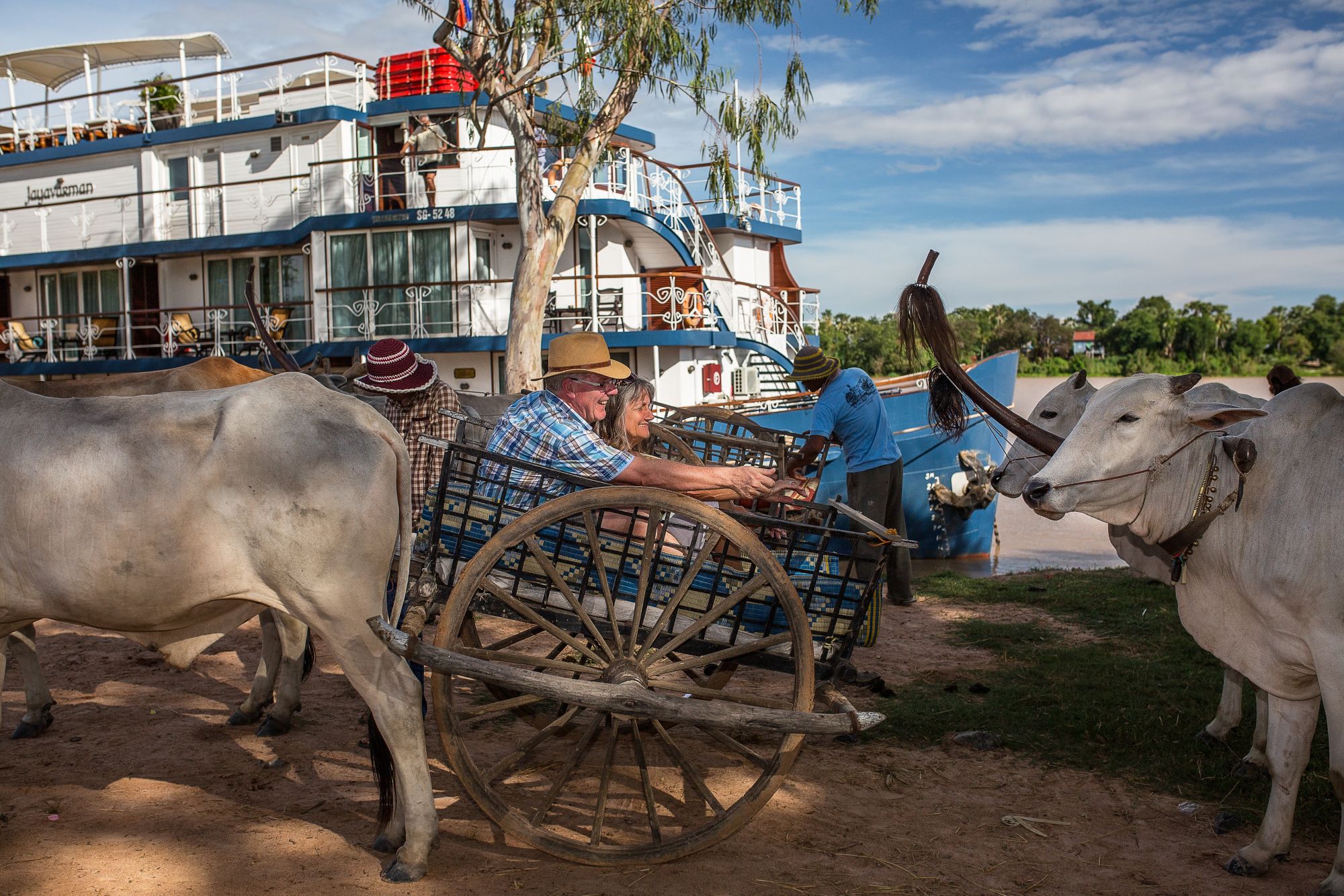 Croisière fluviale vers Saigon de Siem Reap: Heritage Line Mekong Excursion Kampong Tralach