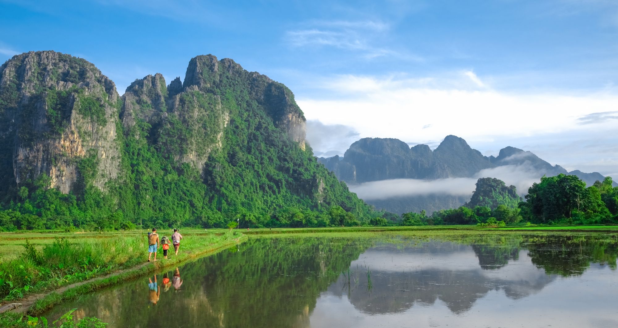 Laos compacte de Luang Prabang à Vientiane: Vang Vieng Beautiful landscapes