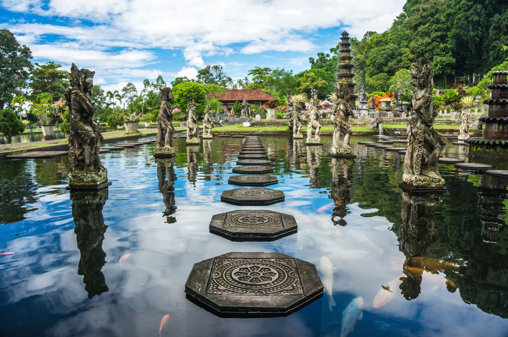 Les hauts lieux de Bali de Sud de Bali: Bali Tirta Gangga Water Temple