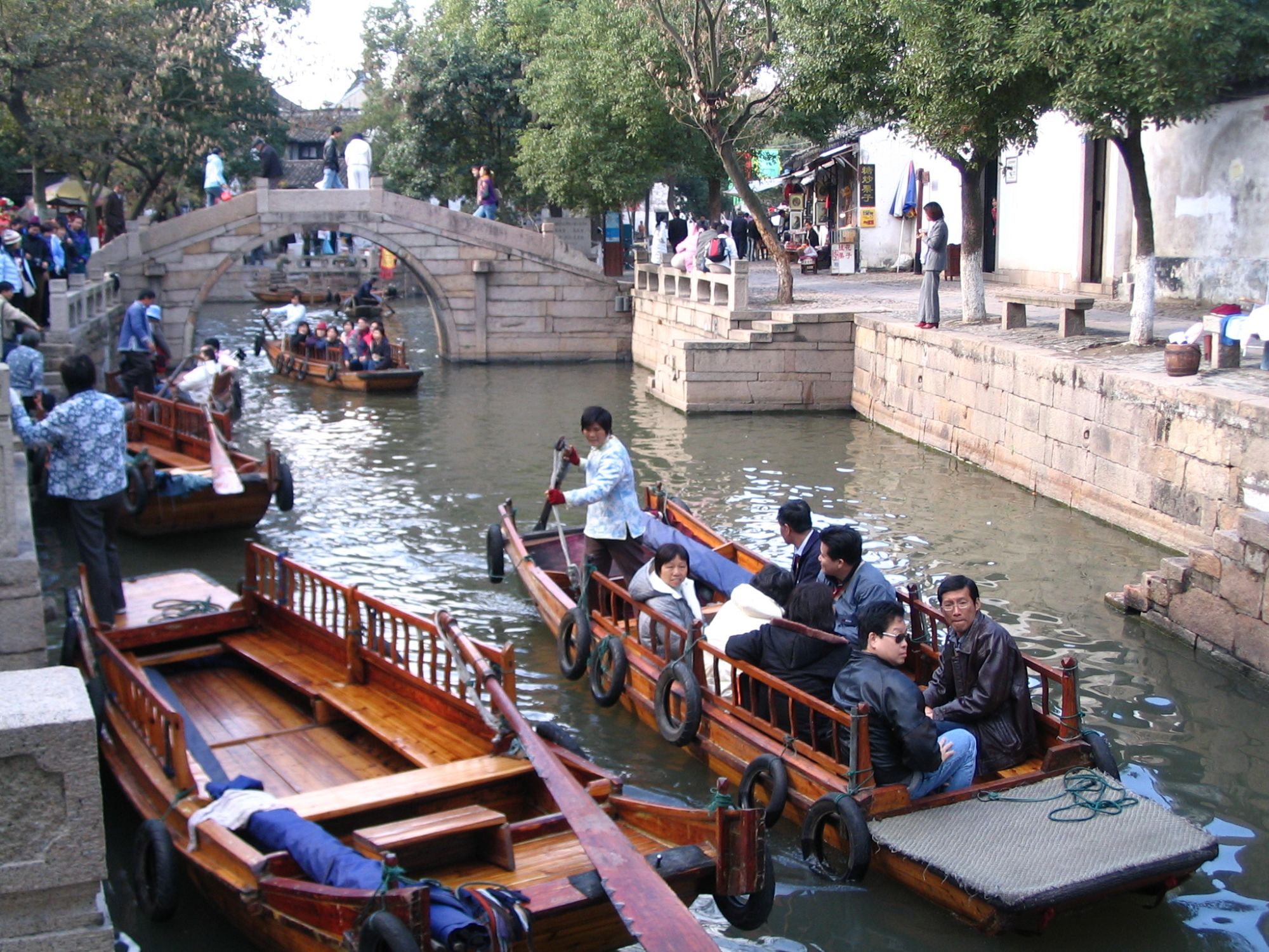 Charmantes cités-jardins et villes d'eau de Shanghai: Tongli: famous tourist spot