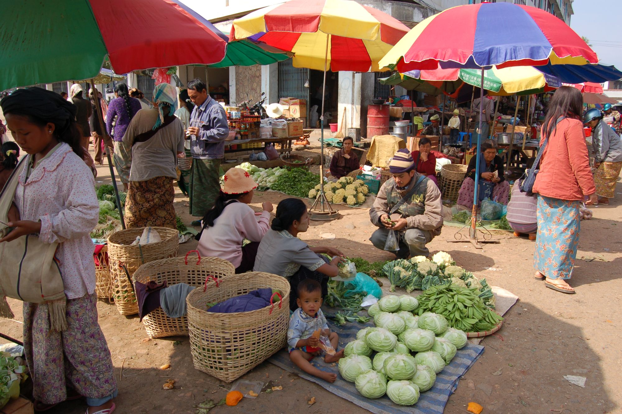 Die Bergstämme von Kyaing Tong: Kyaing Tong market