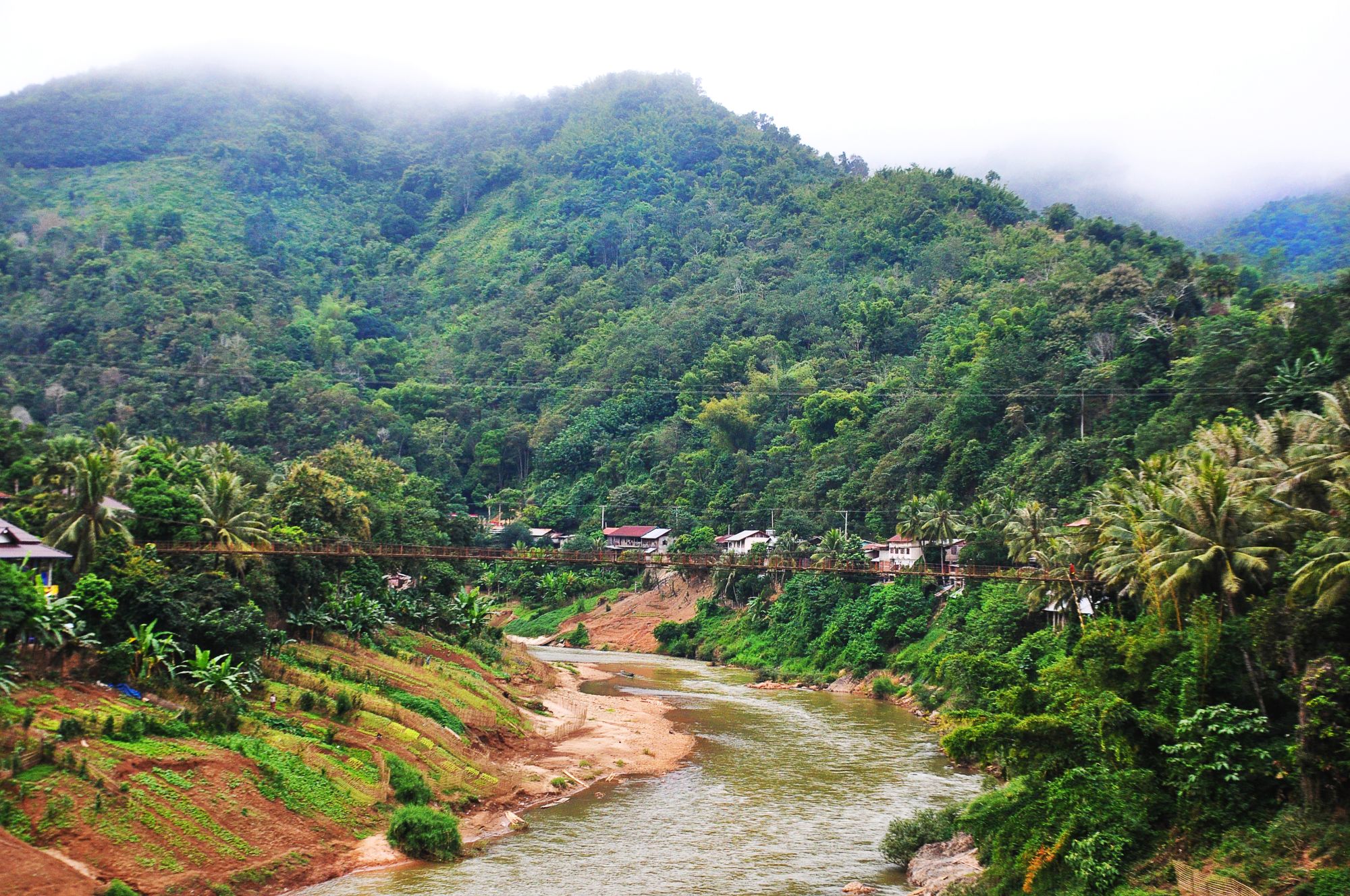 Naturschönheiten Nordlaos' ab Luang Prabang: Laos Muang Khua village
