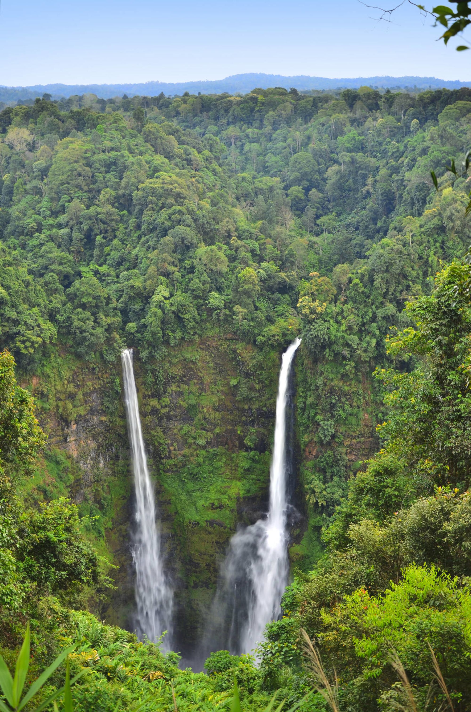 Traversée du sud du Laos à Angkor de Pakse: Champasak: Bolaven Tod Fane Waterfall