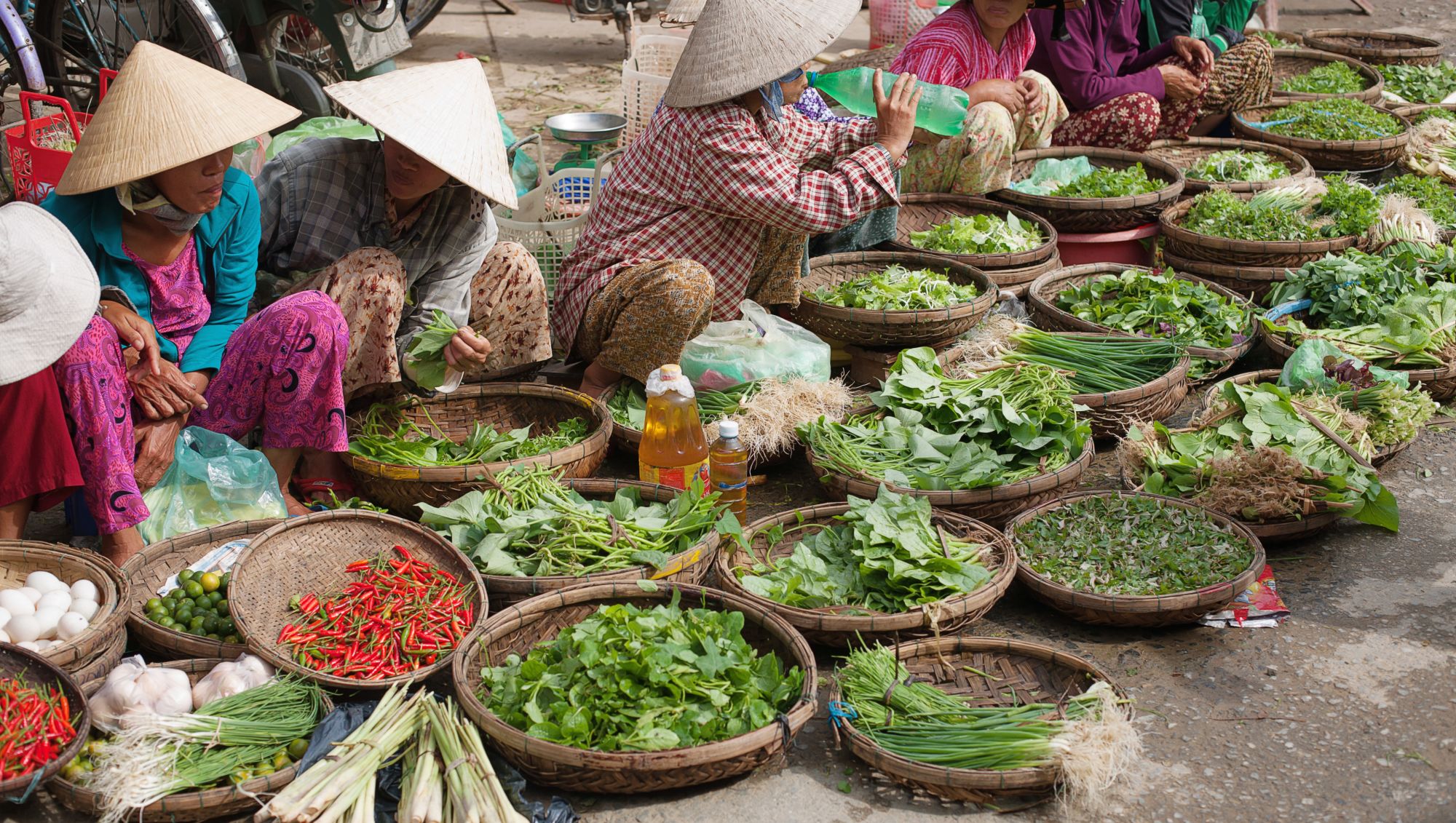 Zentralvietnam aktiv erleben ab Hue: Hoi An: Outdoor markets in the street