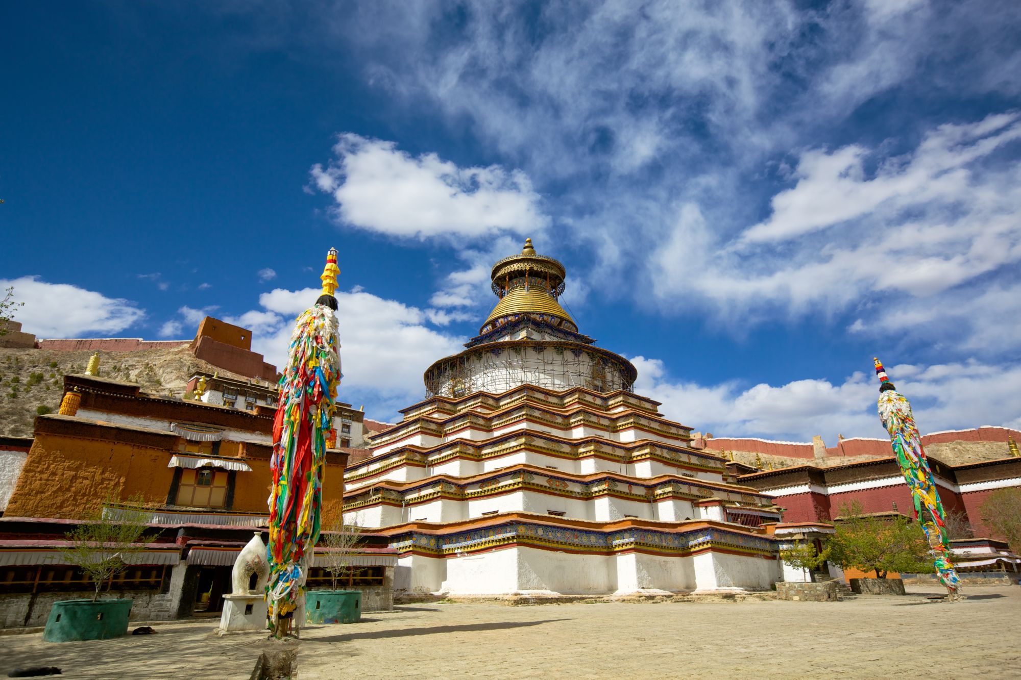 Avec le train du Tibet sur le toit du monde de Pékin: Gyantse Palcho Monastery 