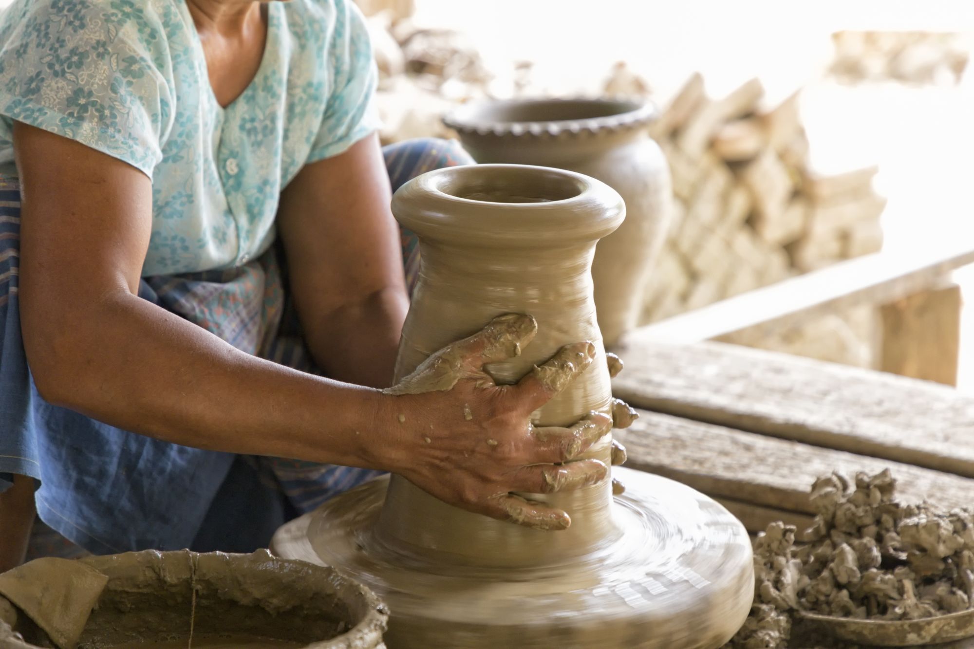 Le Myanmar authentique de Yangon: Yandabo Pottery