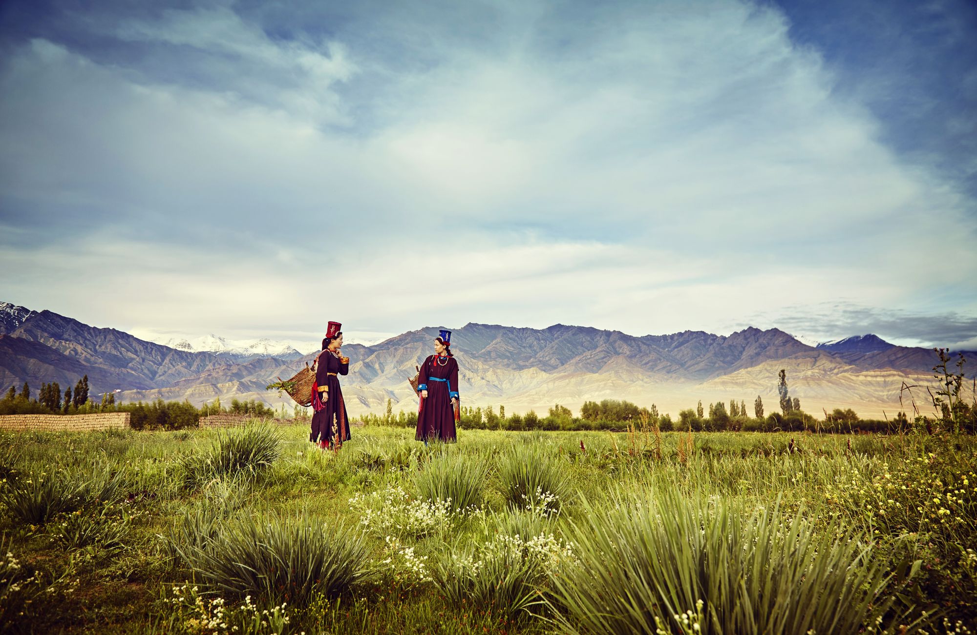 Le Ladakh luxueux de Leh: village-walk