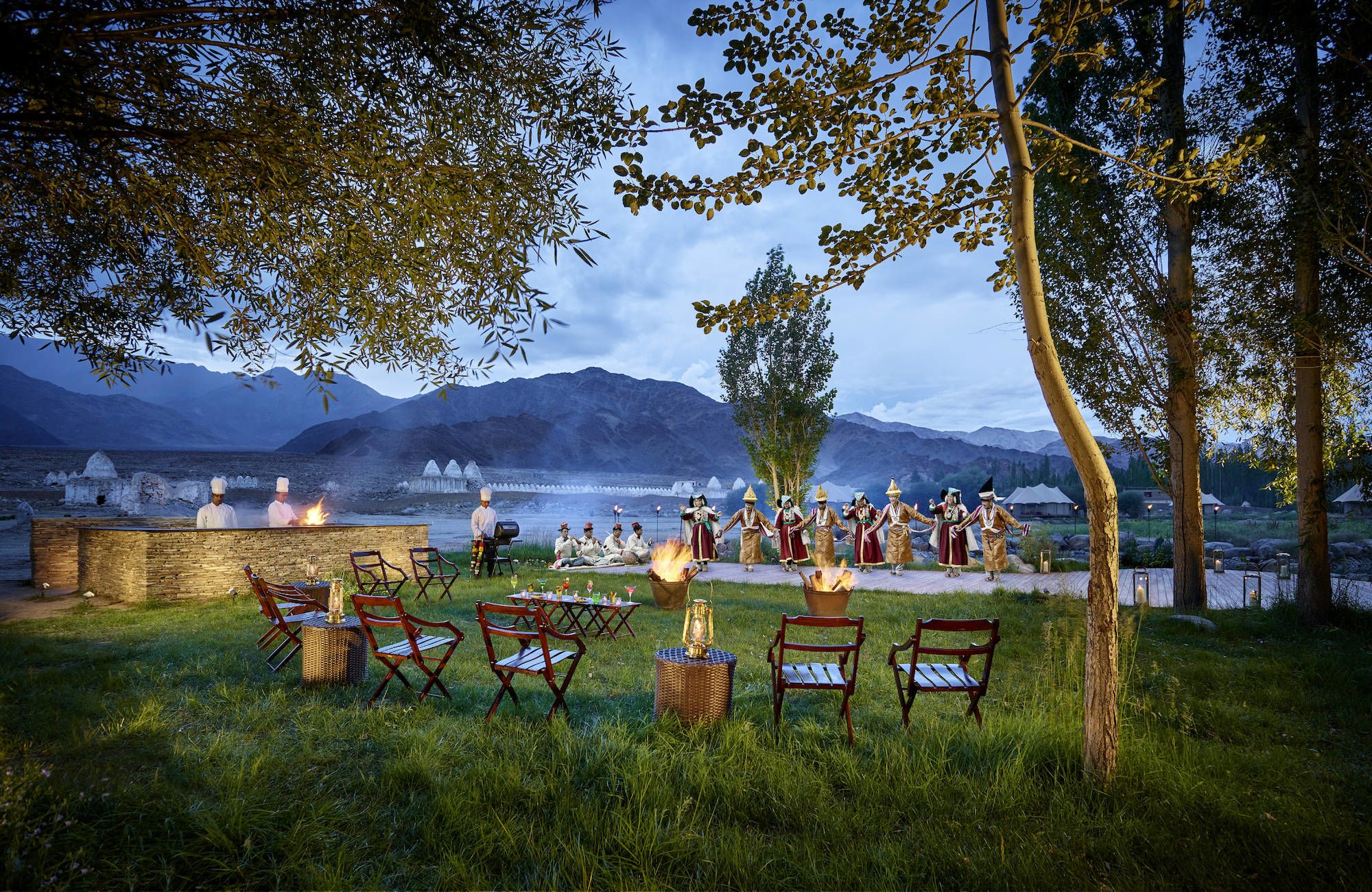 Le Ladakh luxueux de Leh: cafe cloud barbeque