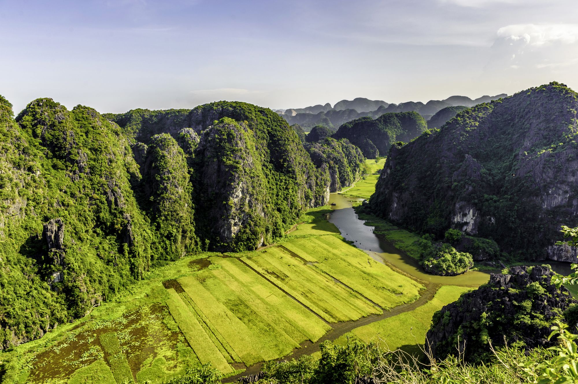 Impressionen Nordvietnams ab Hanoi: Ninh Binh: Dry Halong Bay