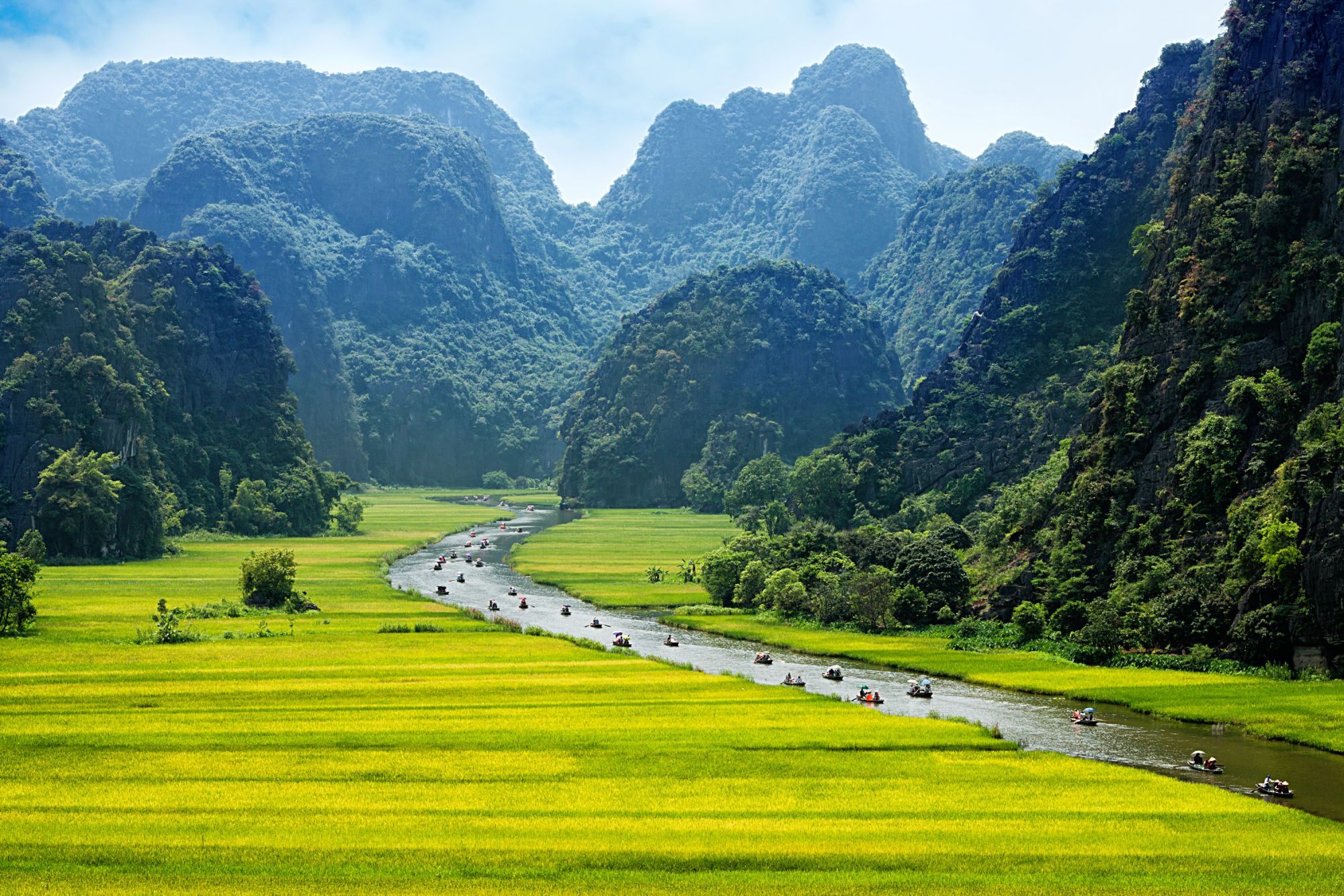 Impressionen Nordvietnams ab Hanoi: Ninh Binh - Dry Halong Bay