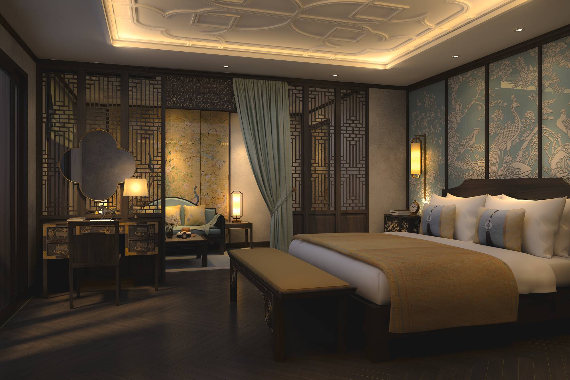 Mystische Lan Ha Bucht Kreuzfahrt mit «Ginger» ab Hanoi: Heritage Line - LH Ginger Regent Suite 2