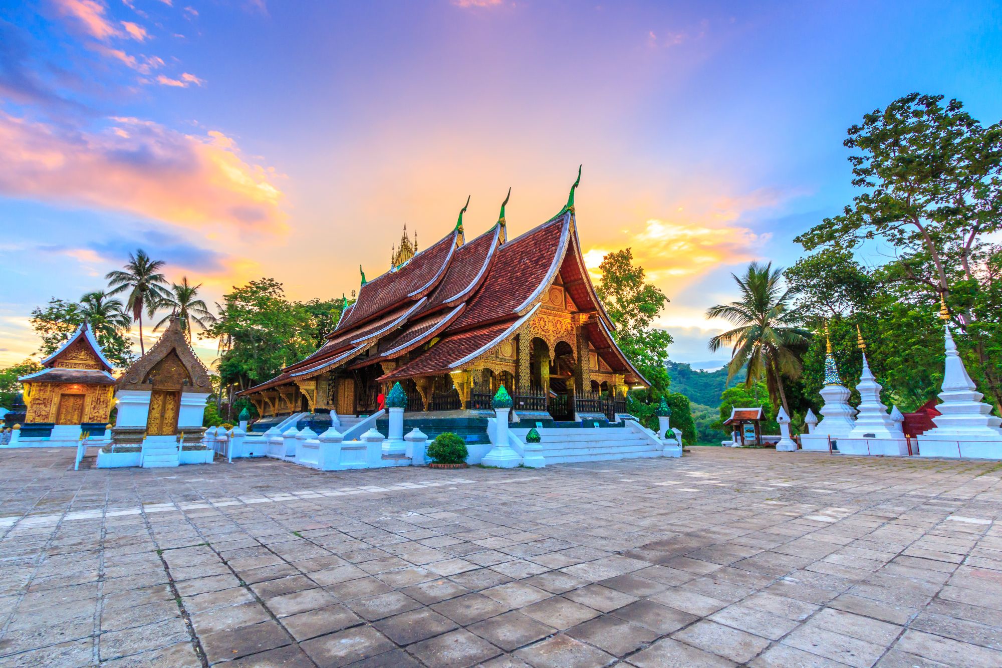 Grosse Indochina Reise ab Hanoi: Luang Prabang: Wat Xieng Thong