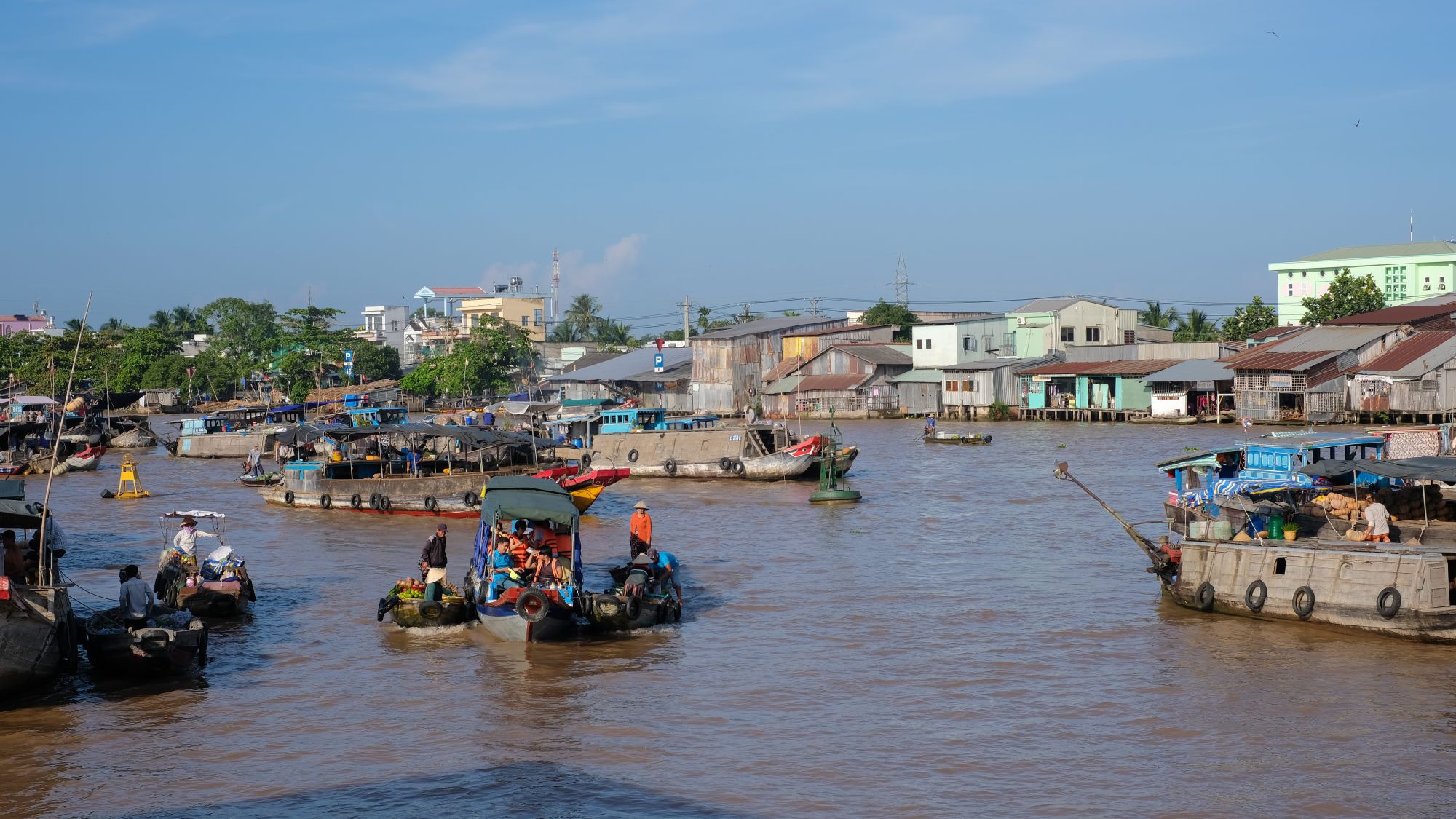 Grand voyage en Indochine – partie Vietnam de Hanoi: Mekong Delta Cai Rang floating market