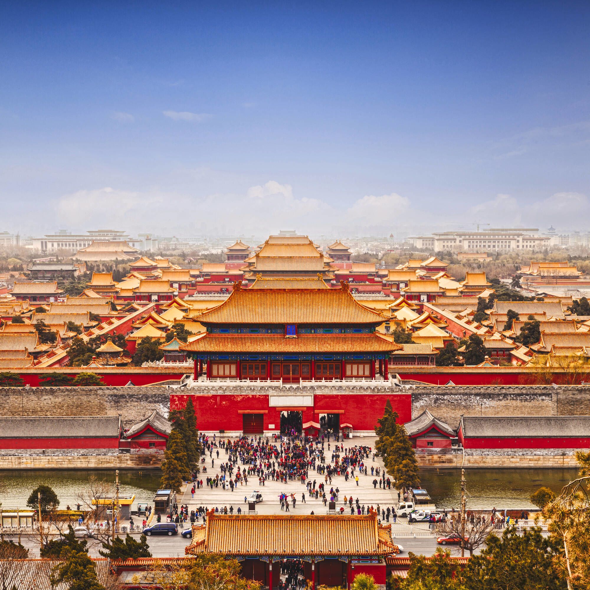 Les hauts lieux de la Chine de Pékin: Beijing | Aerial view of the Forbidden City