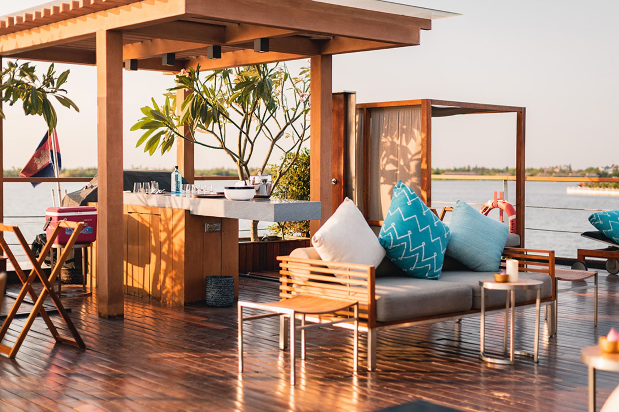 Kambodschas Wasserwelten ab Siem Reap: facilities: Sun Deck