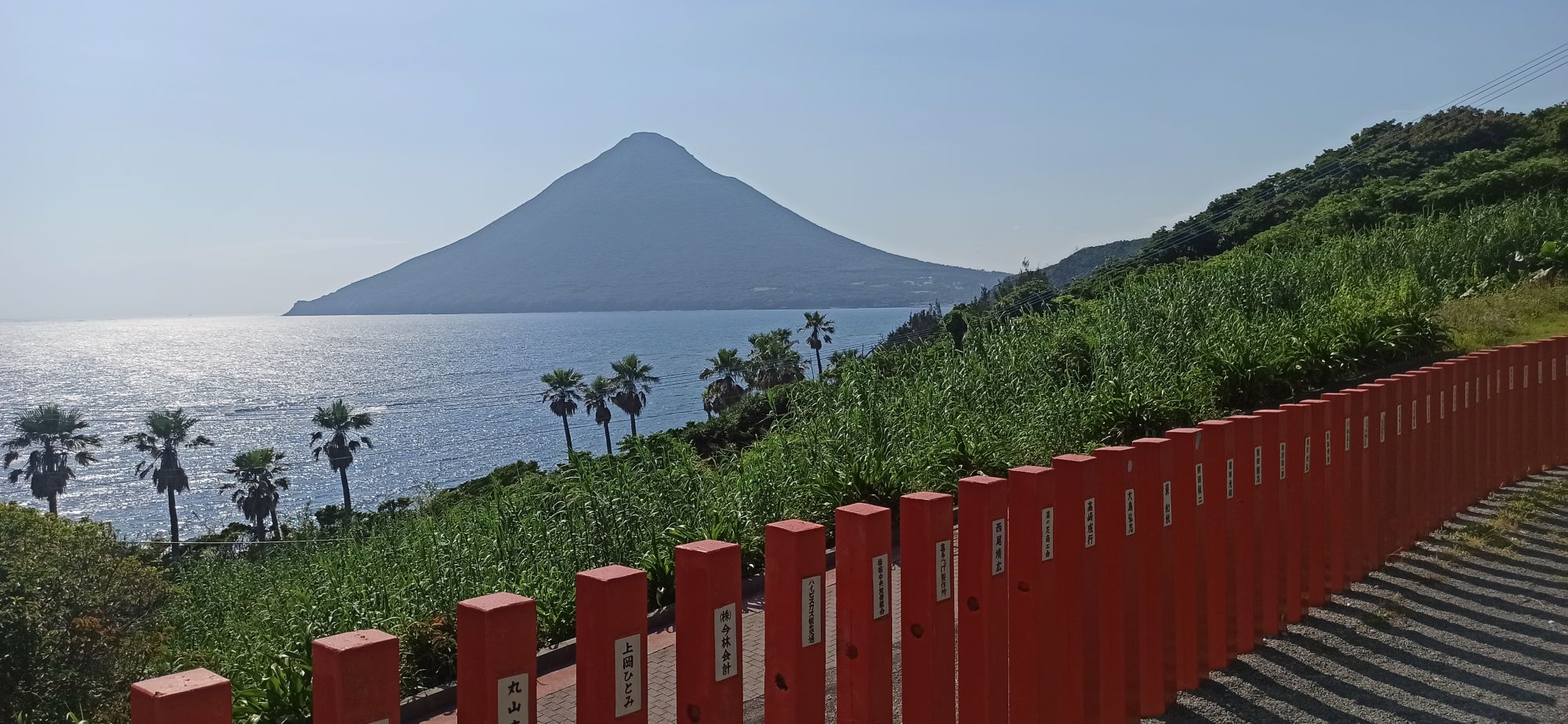 Circuit en voiture de location «Kyushu sauvage» de Fukuoka: View to Kaimon volcano