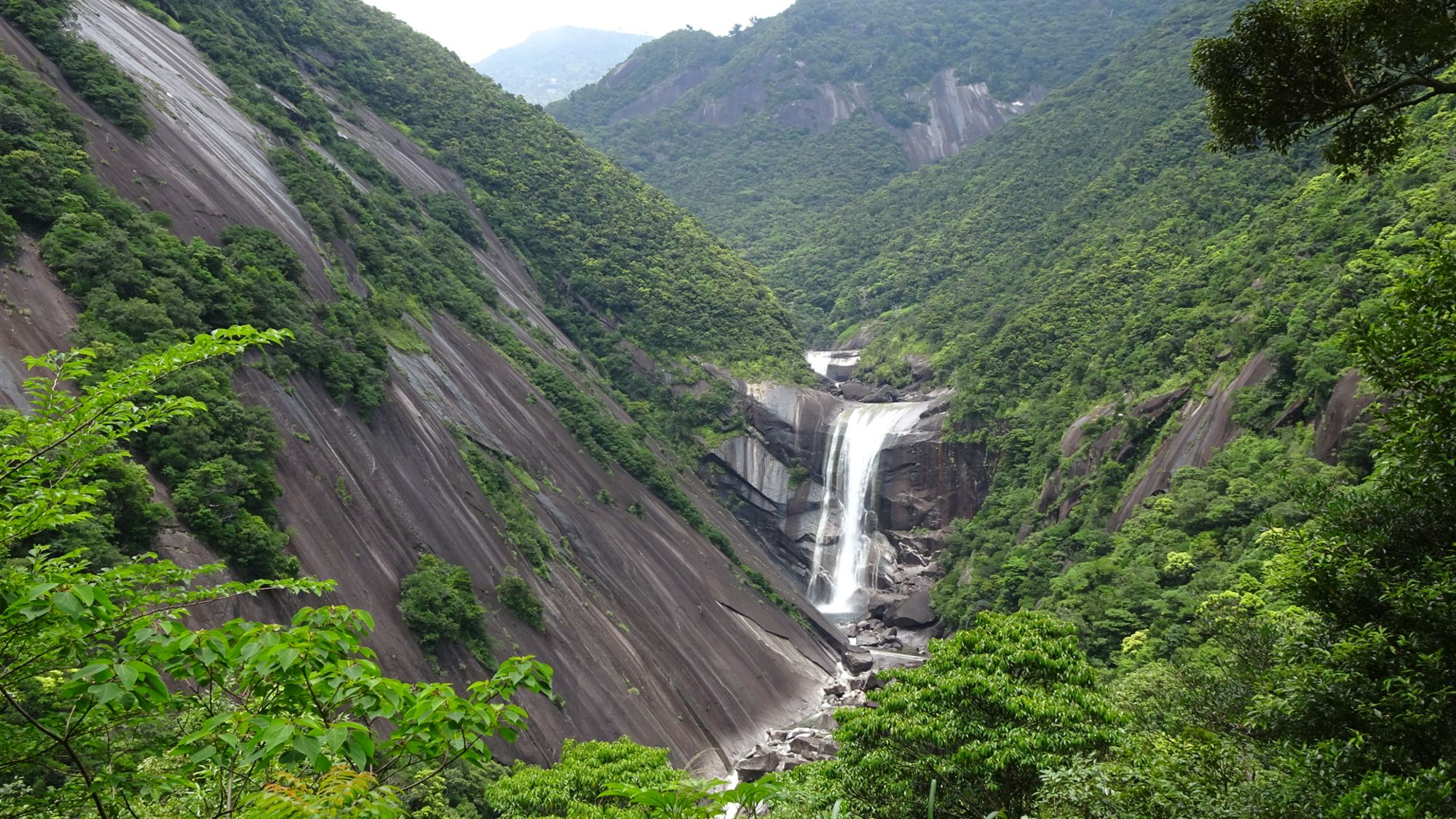 Circuit en voiture de location «Kyushu sauvage» de Fukuoka: Amazing waterfall in Yakushima