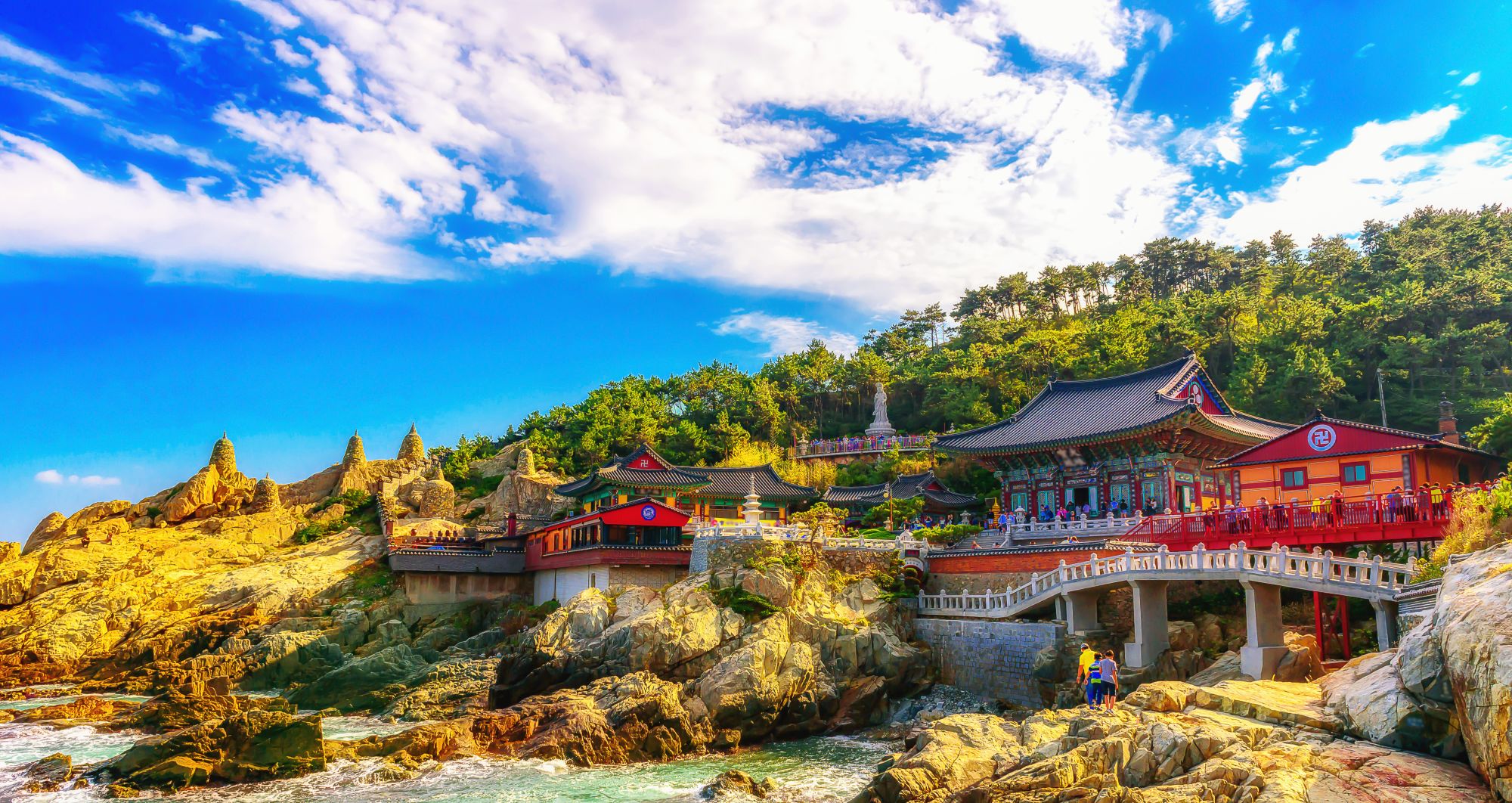 Gruppenreise «Kontrastreiches Südkorea» ab Seoul: Haedong Yonggungsa Temple and Haeundae Sea in Busan