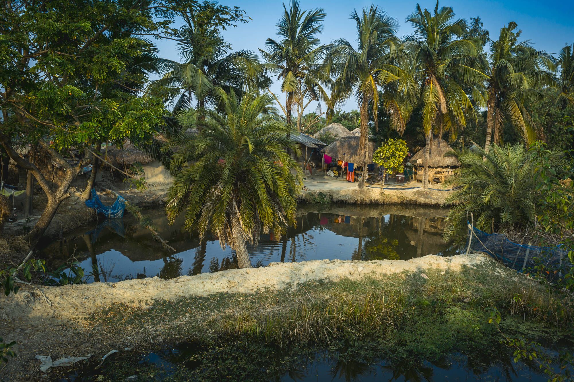 Paradis naturel des Sundarbans de Kolkata: Sundarbans small village