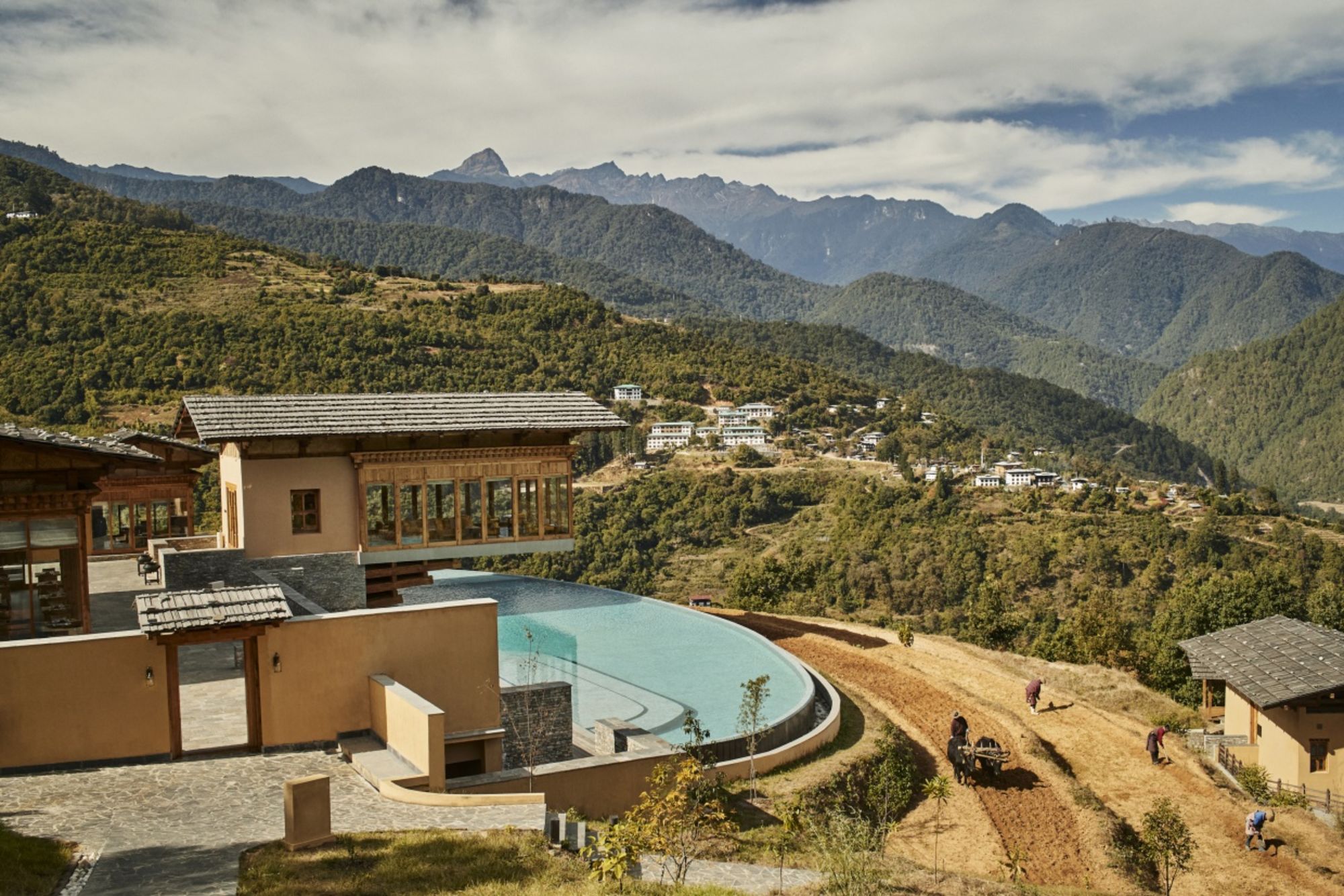 Six Senses Bhoutan pour les fins connaisseurs de Paro: location: Flying Farmhouse and paddy fields