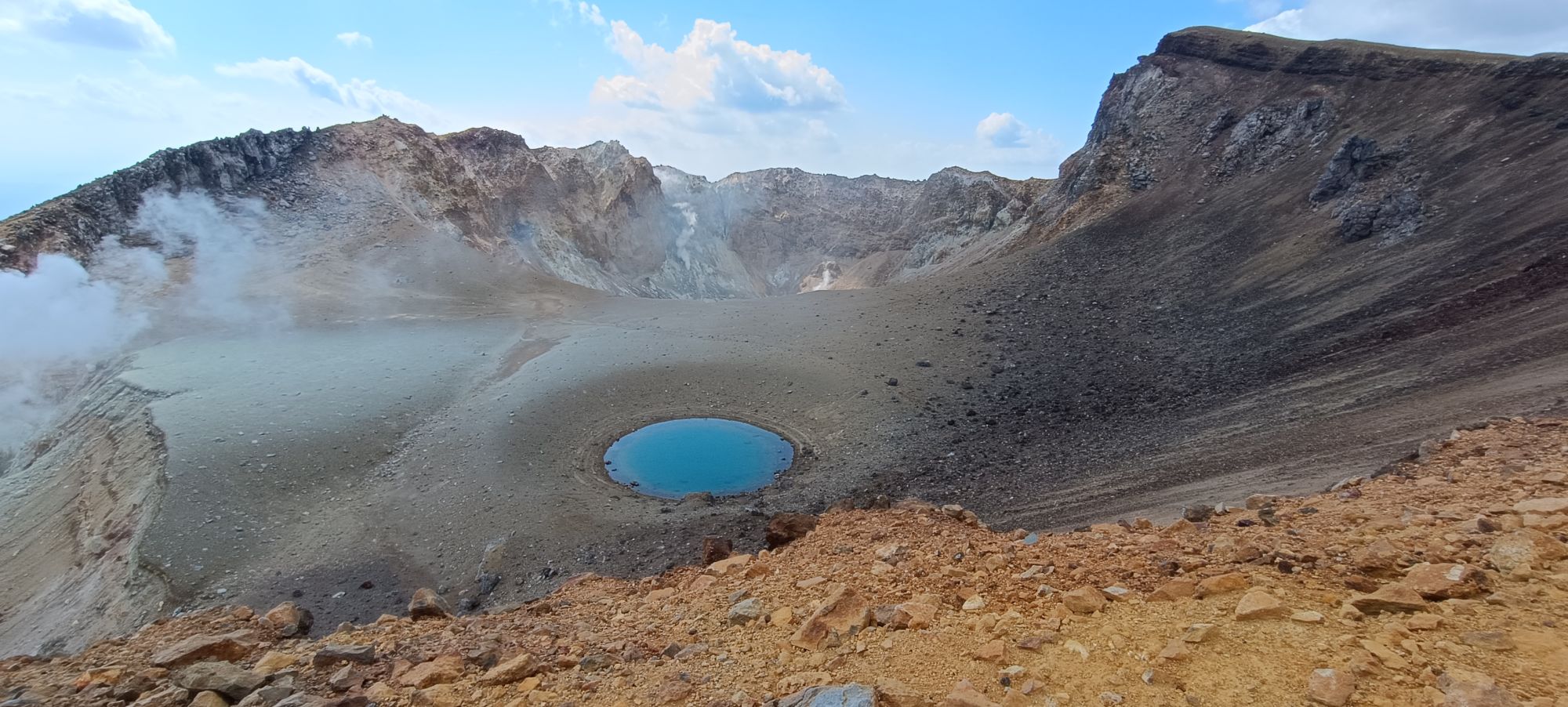 Circuit en voiture de location «Hokkaido compacte» de Sapporo: Meakan-dake volcanic lake