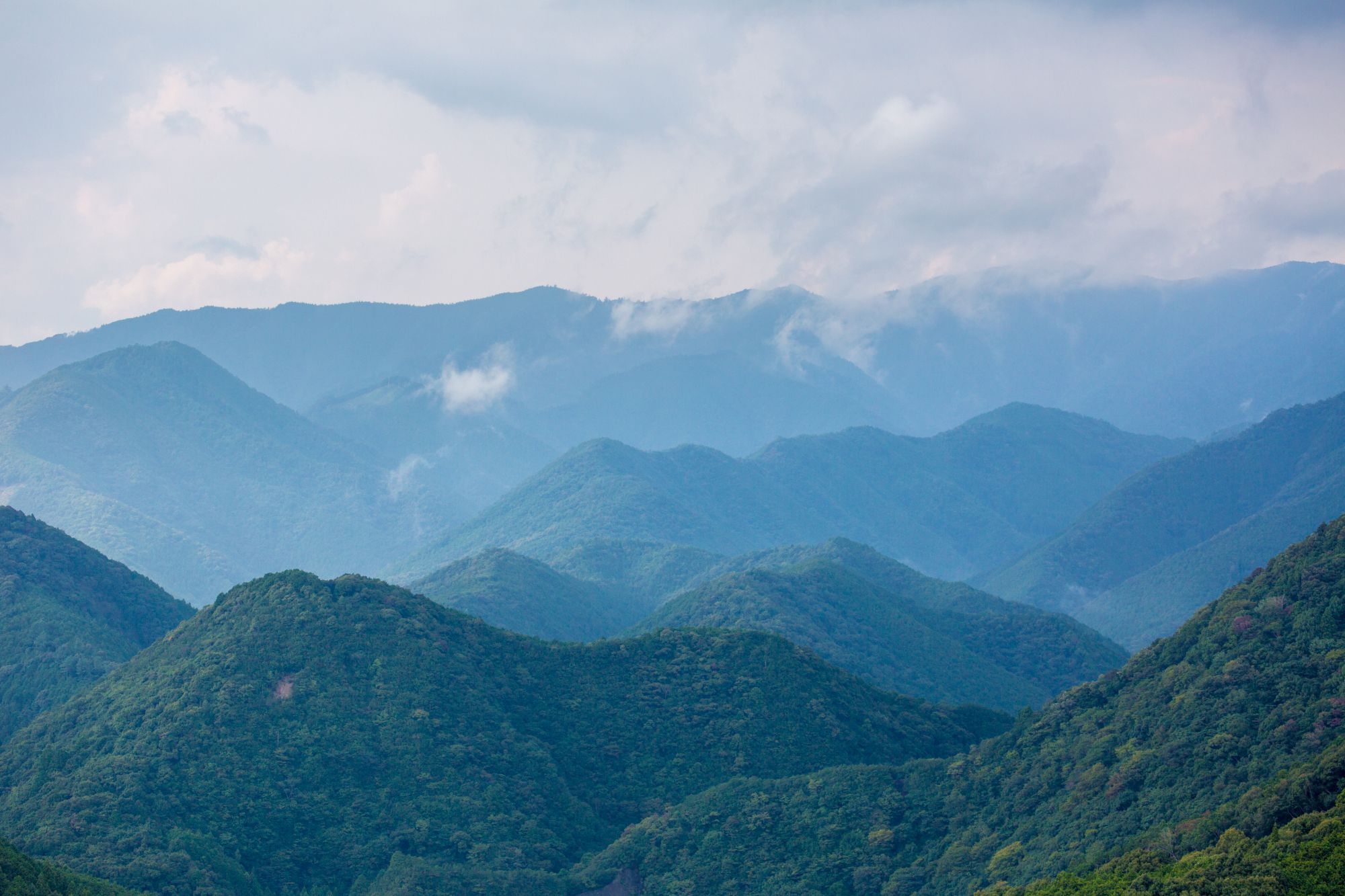 Kumano Kodo: le chemin sacré du pèlerinage au Japon de Kyoto: Beautiful view on the way