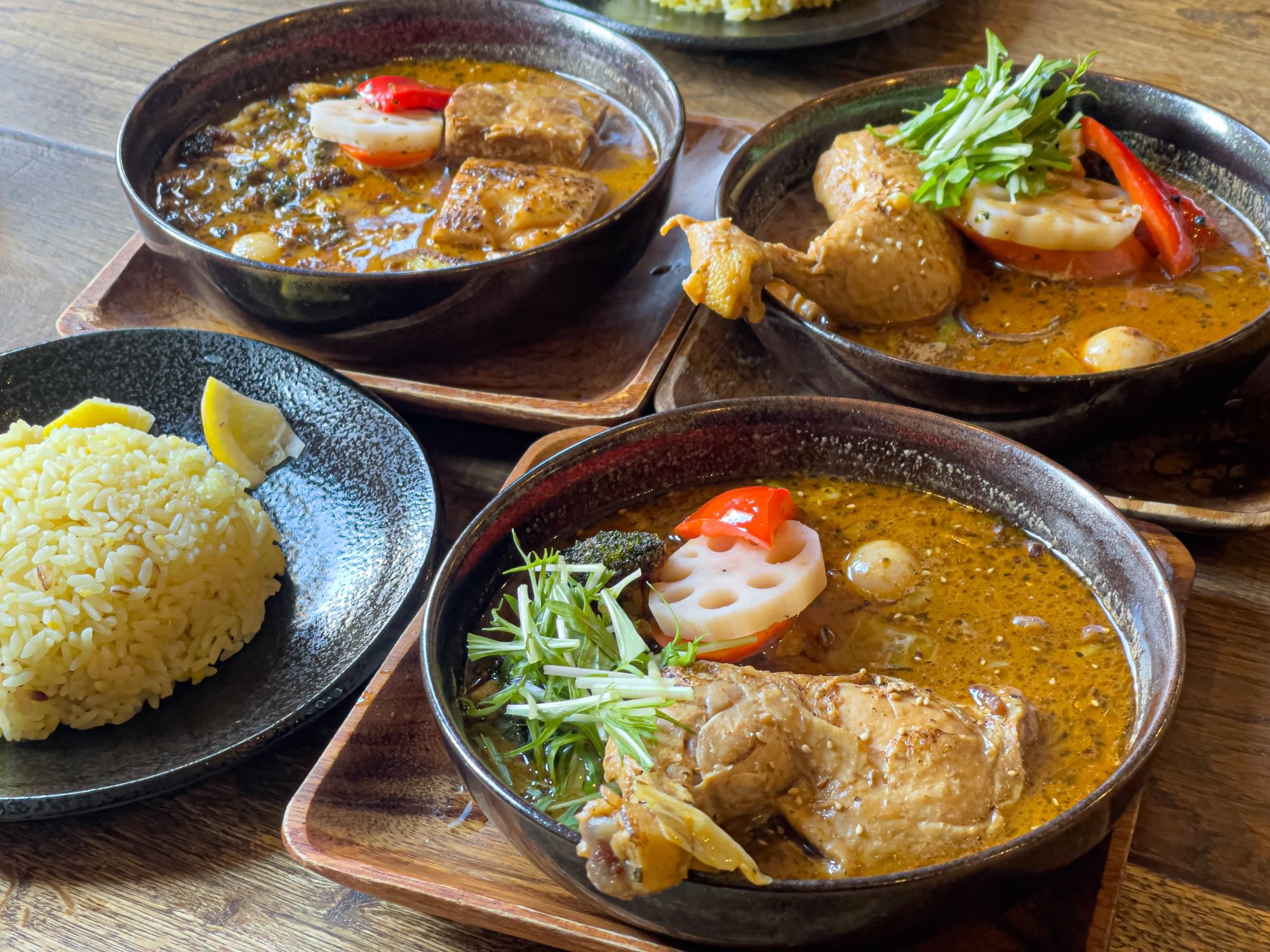 Circuit en voiture de location «Hokkaido compacte» de Sapporo: Delicious curry soup from Hokkaido