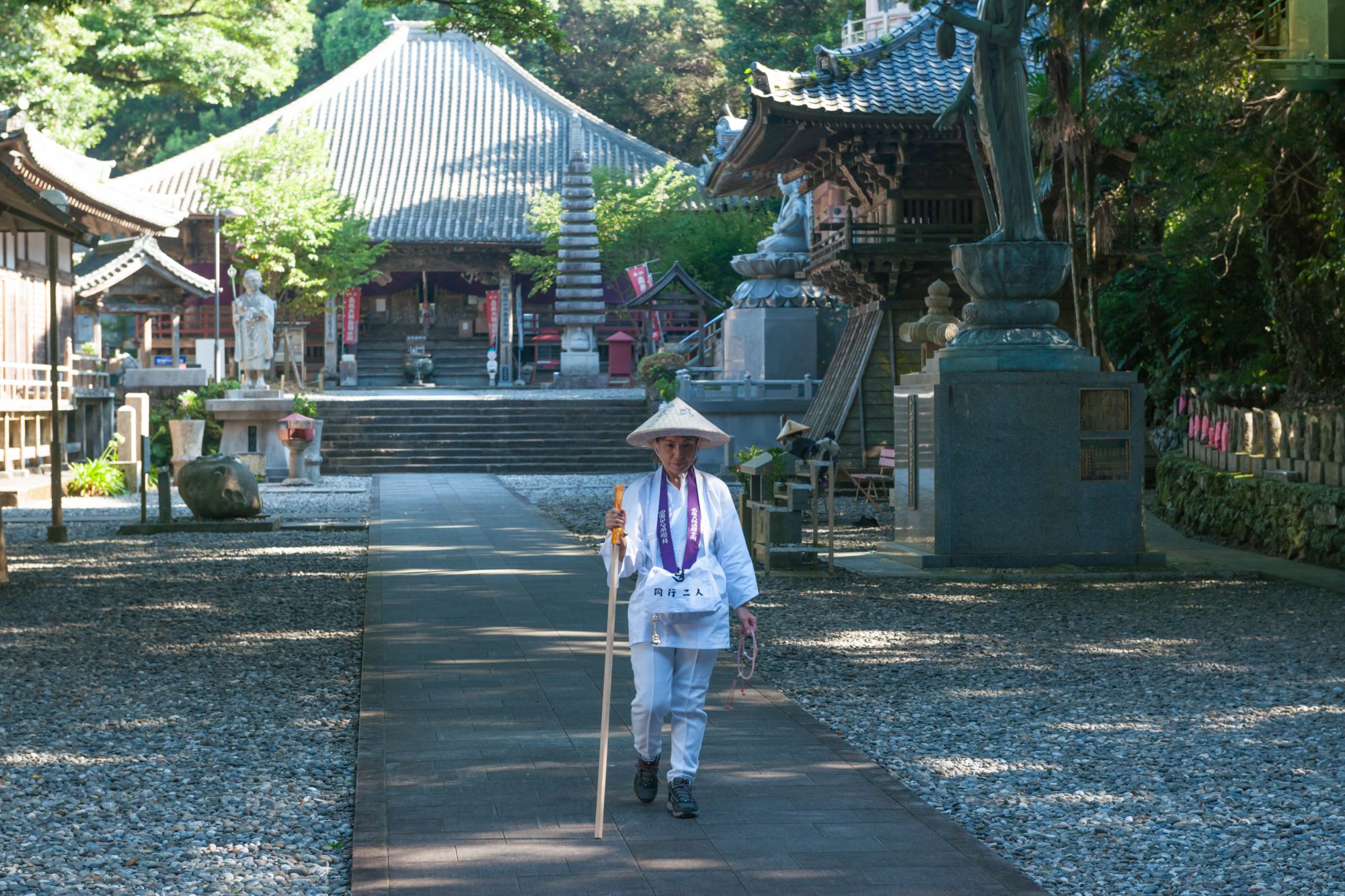 Shikoku - Le côté silencieux du Japon de Takamatsu: Pilgrim on the 88 Temple Pilgrimage in Shikoku