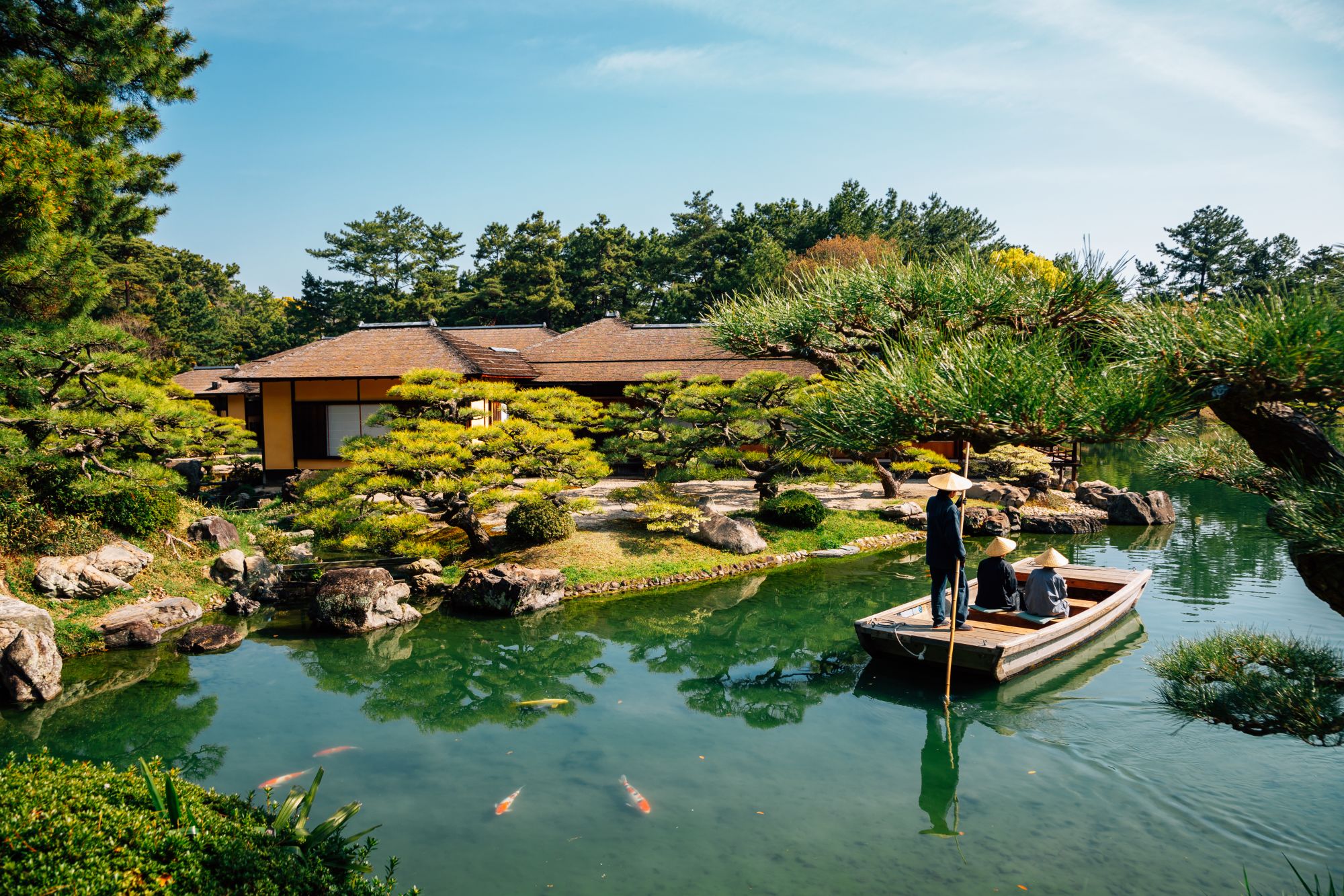 Shikoku - Le côté silencieux du Japon de Takamatsu: Ritsurin Park, Japanese traditional garden in Takamatsu