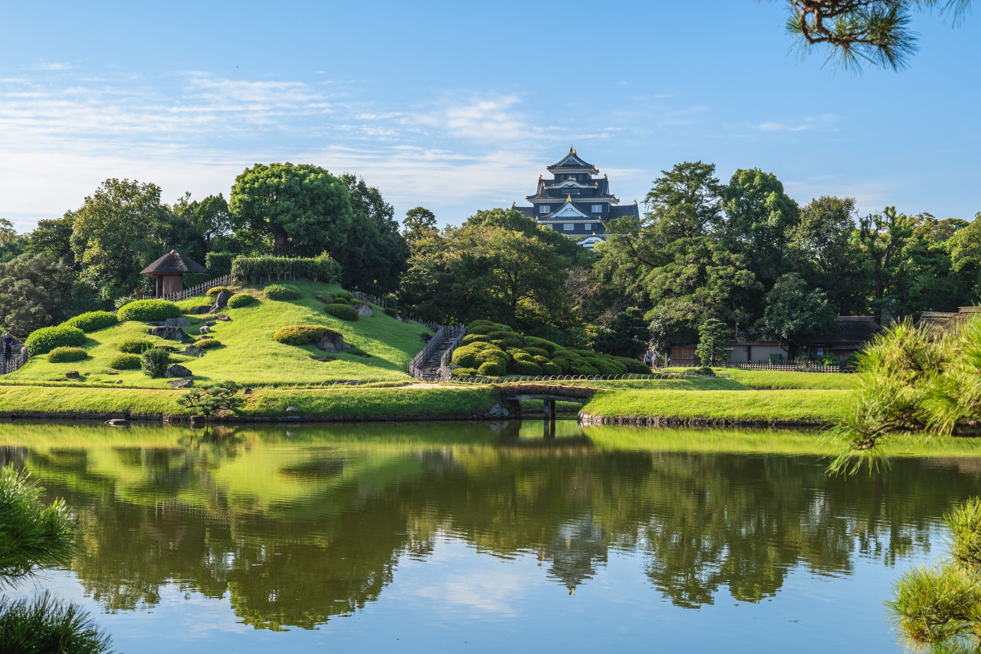 Le côté inconnu du Japon de Osaka: Korakuen, one of the Three Great Gardens of Japan 