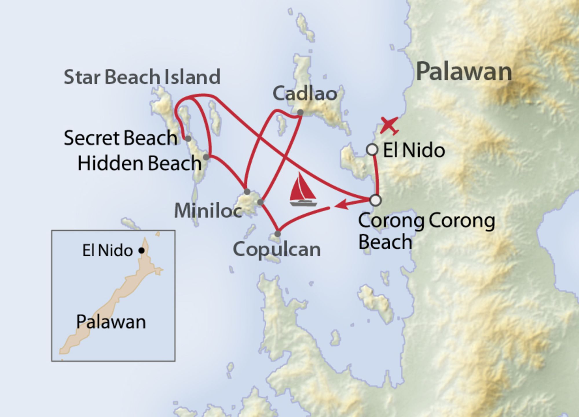Privater Katamaran im Inselparadies ab Palawan: Philippinen | Privater Katamaran im Inselparadies