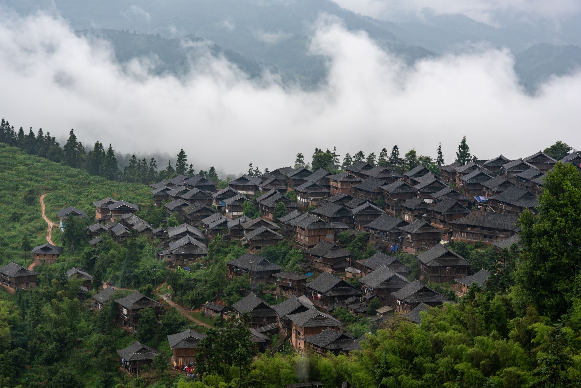 Magische Landschaften & lebendige Traditionen ab Guiyang: Basha Village