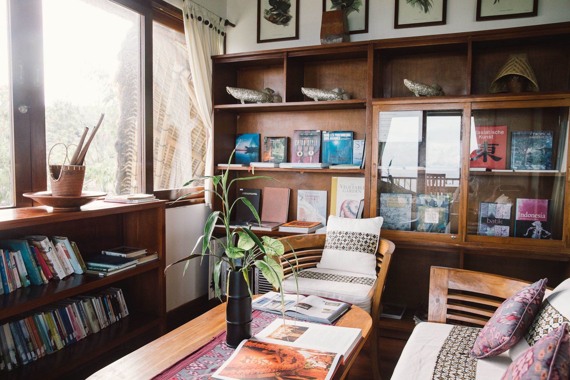 Munduk Moding Plantation Nature Resort in Nordbali: Library
