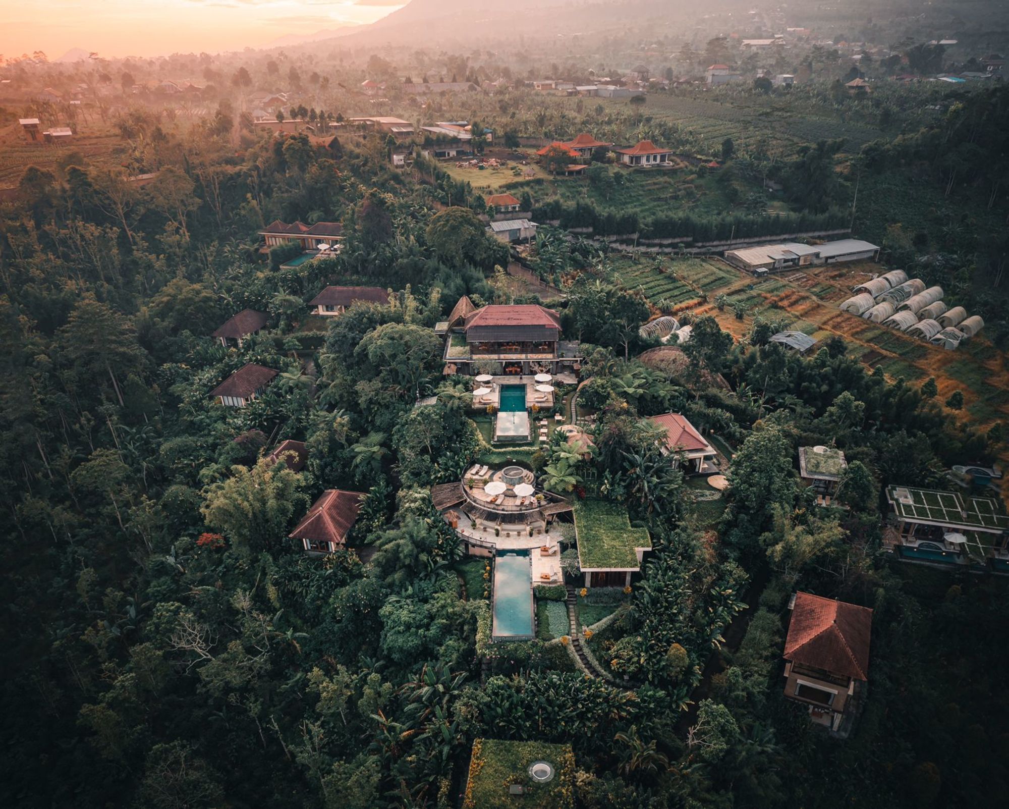 Munduk Moding Plantation Nature Resort in Nordbali: Areal View