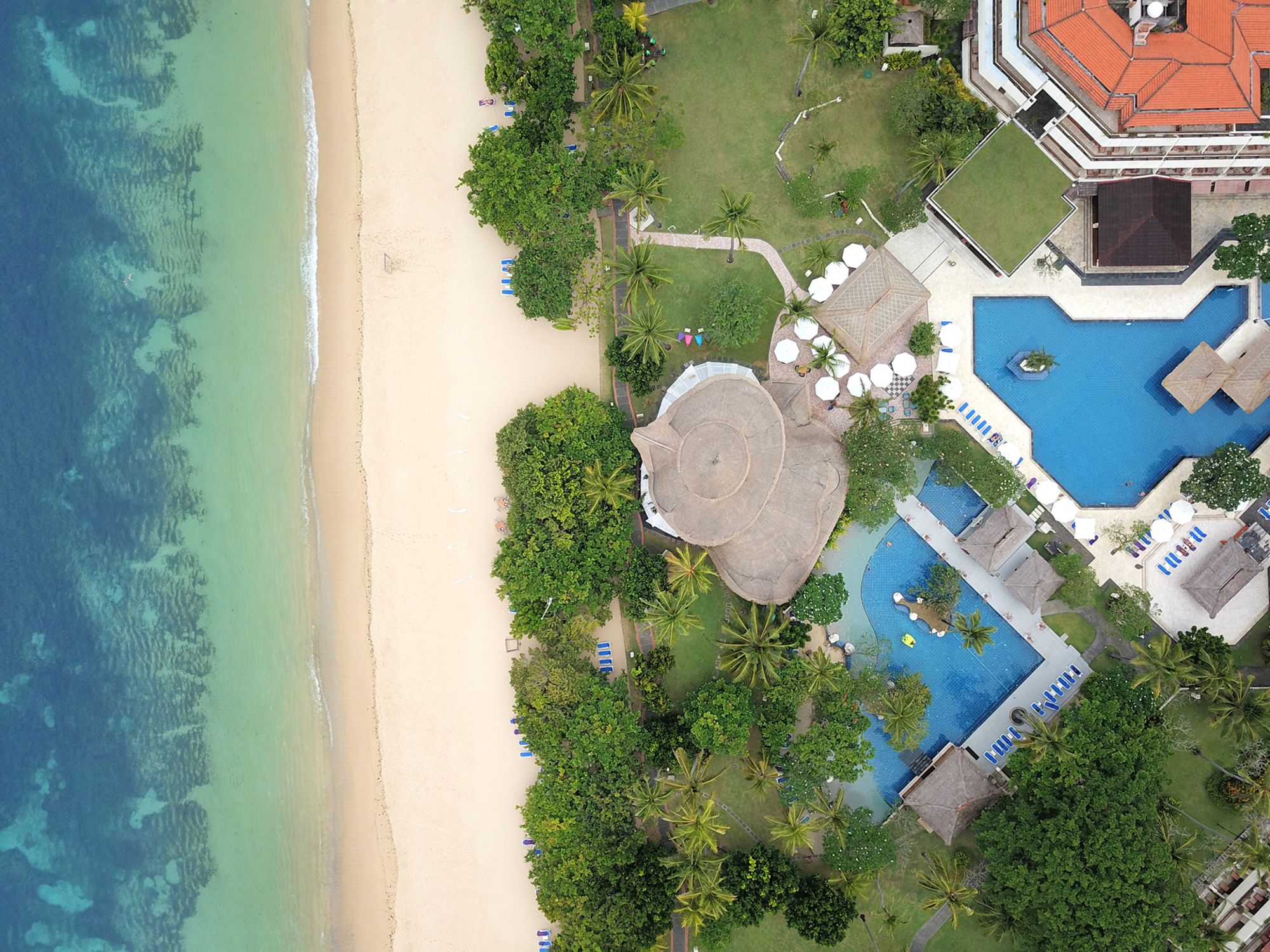 Nusa Dua Beach Hotel & Spa-Handwritten Collection in Südbali: Aerial View