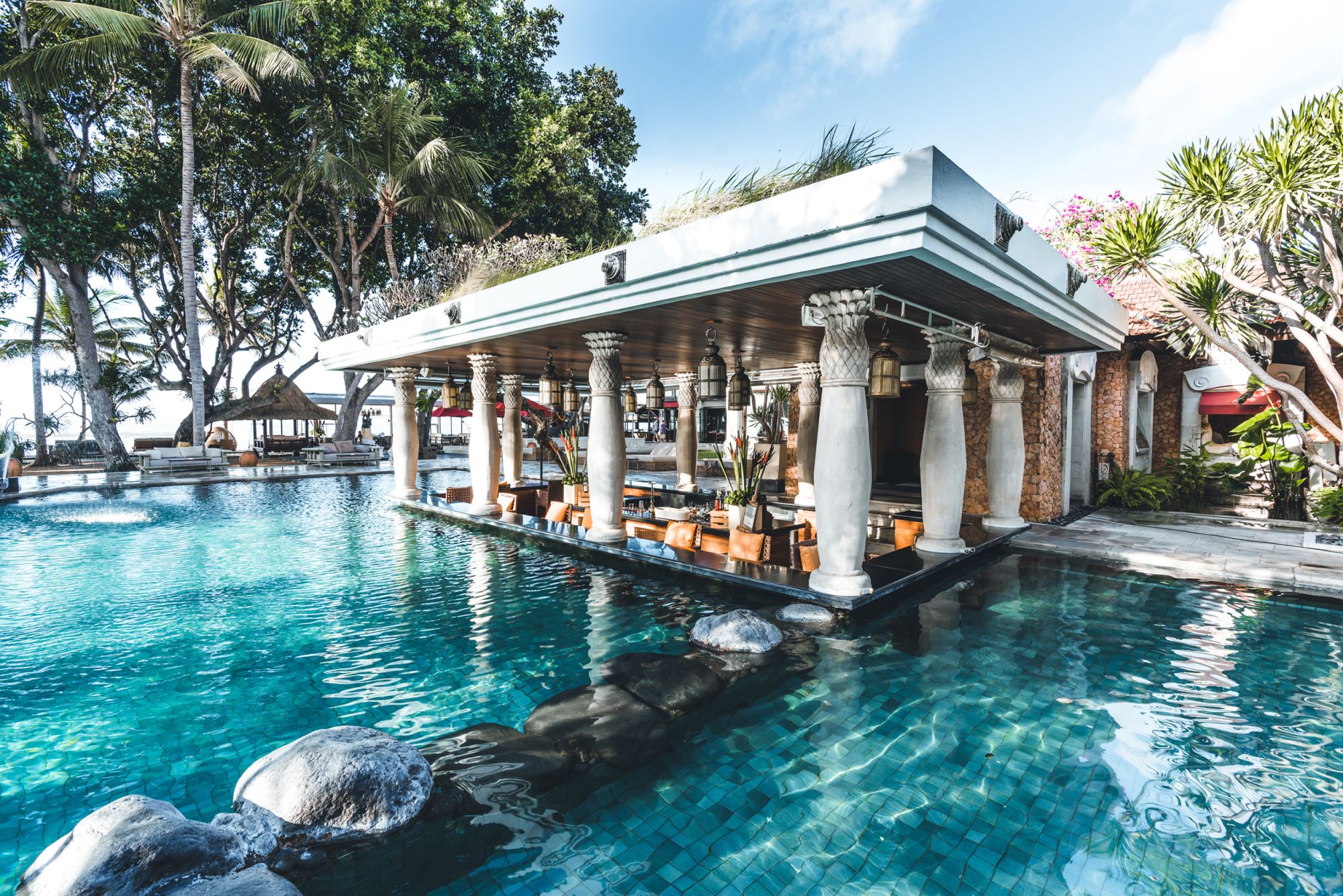 Puri Santrian in Südbali:  Main Pool