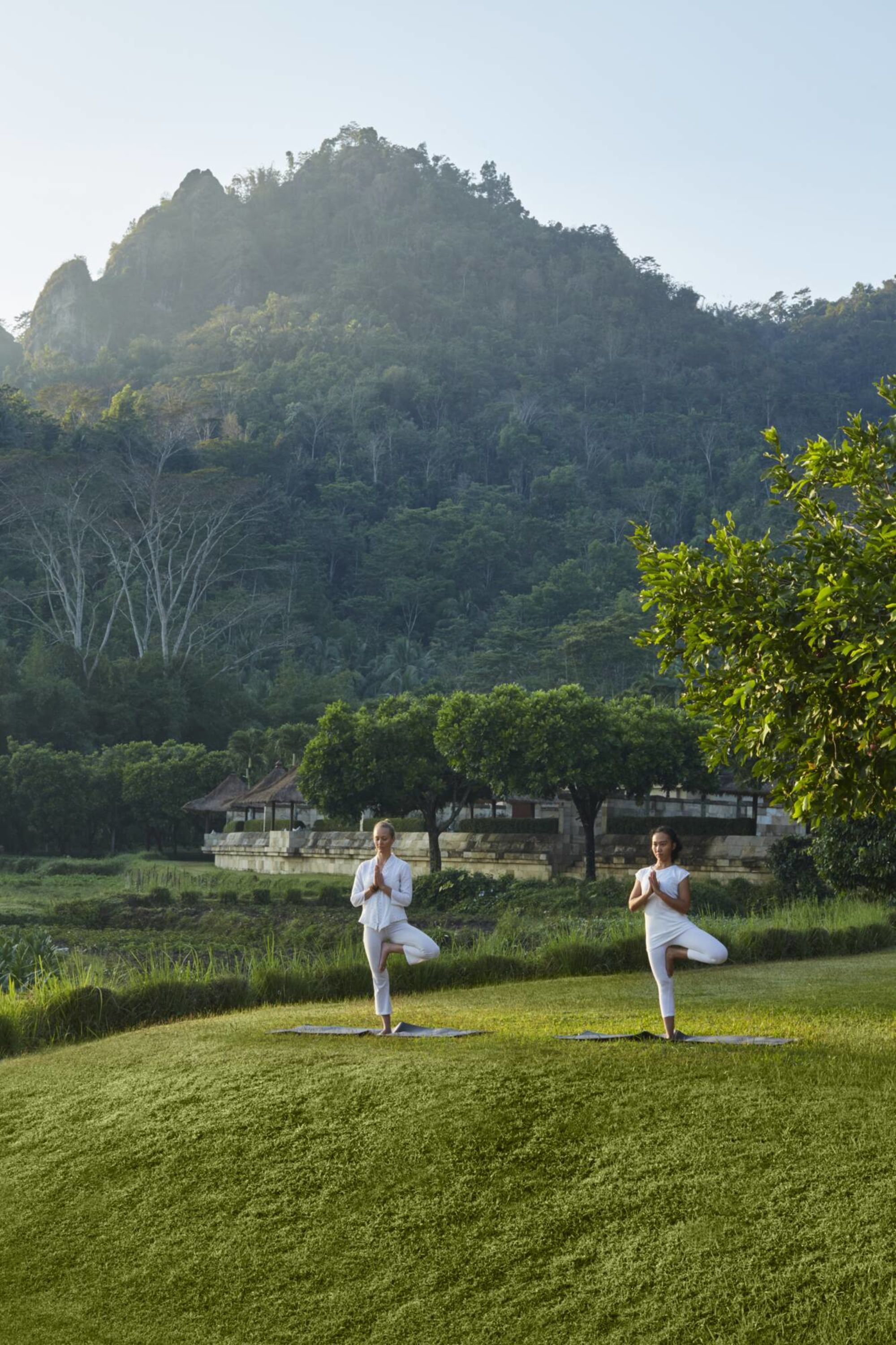 Amanjiwo in Yogyakarta:  Yoga