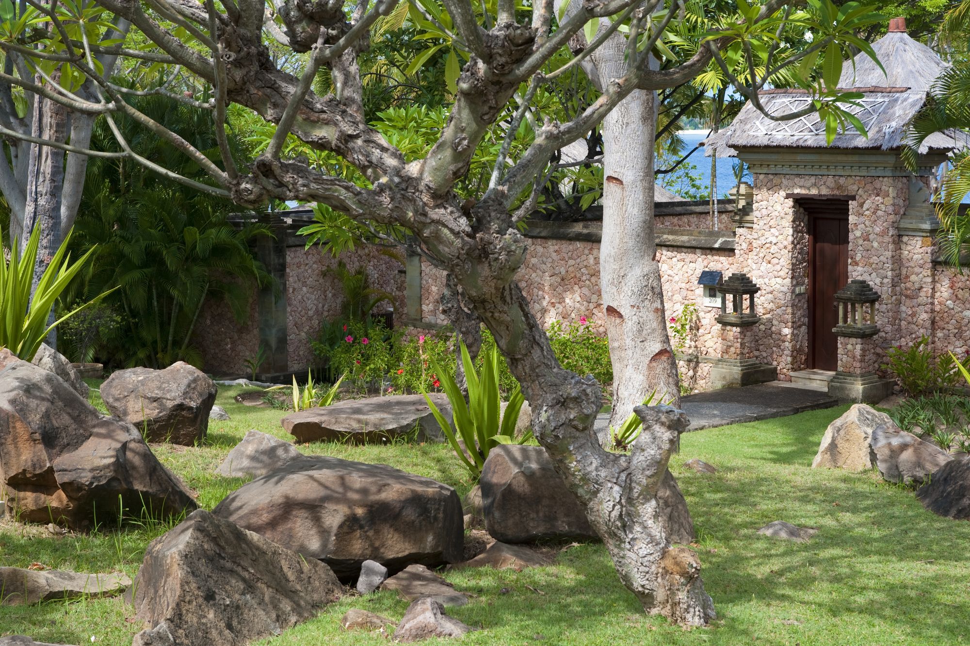 The Oberoi Beach Resort, Lombok: Villa entrance
