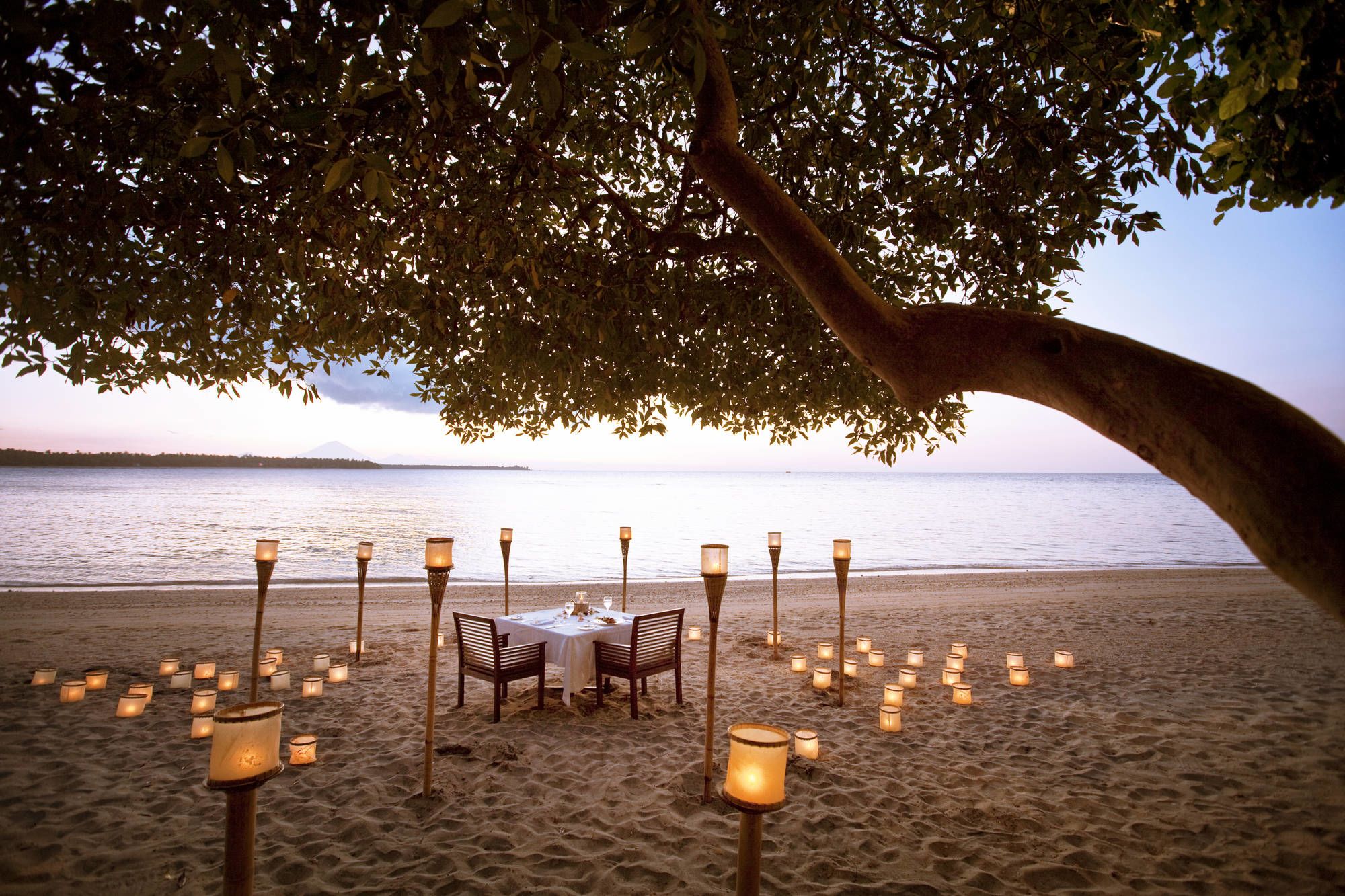 The Oberoi Beach Resort, Lombok: Private Dinner on the Beach