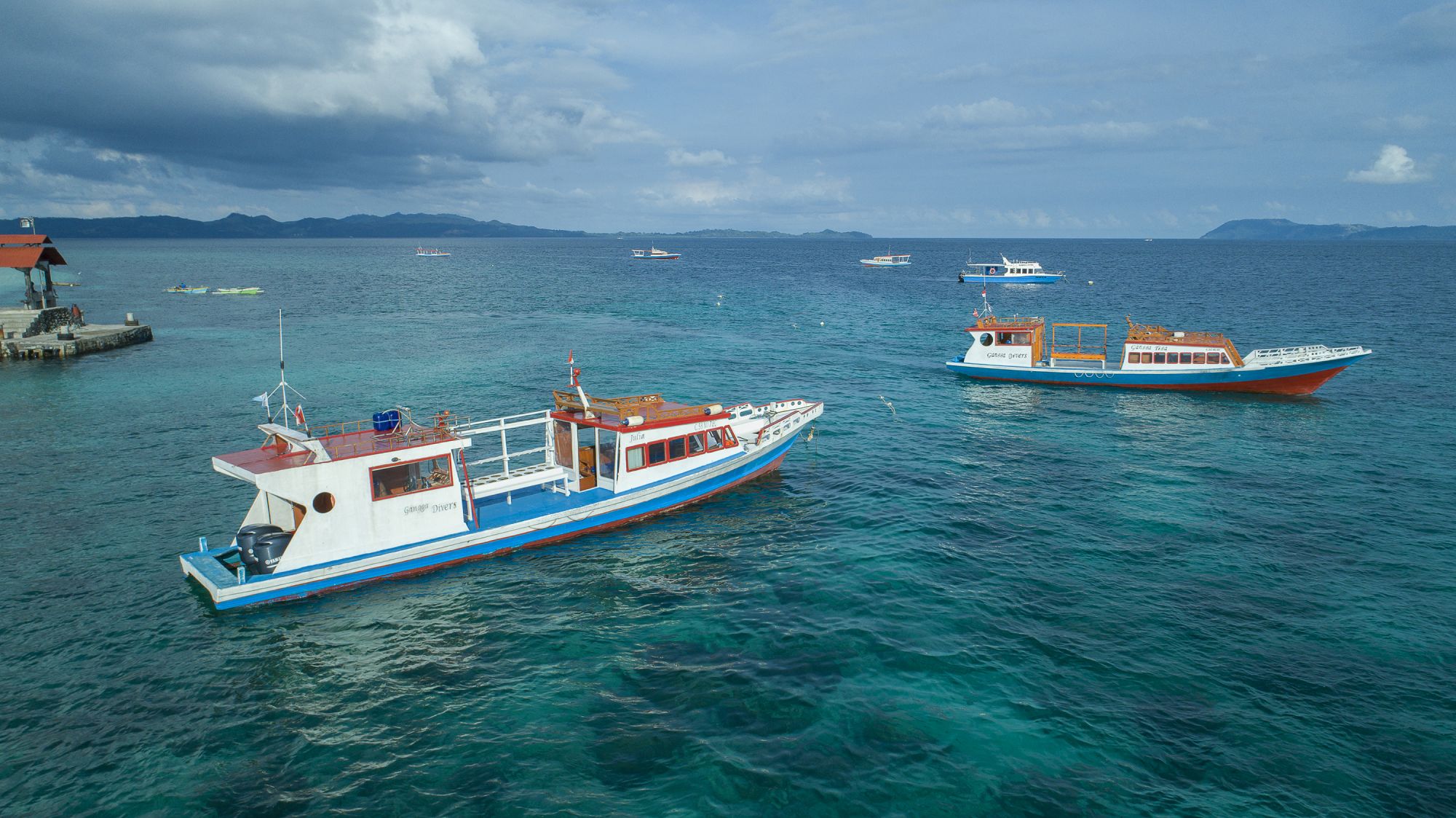 Gangga Island Resort & Spa à Manado: Traditional Dive Boats
