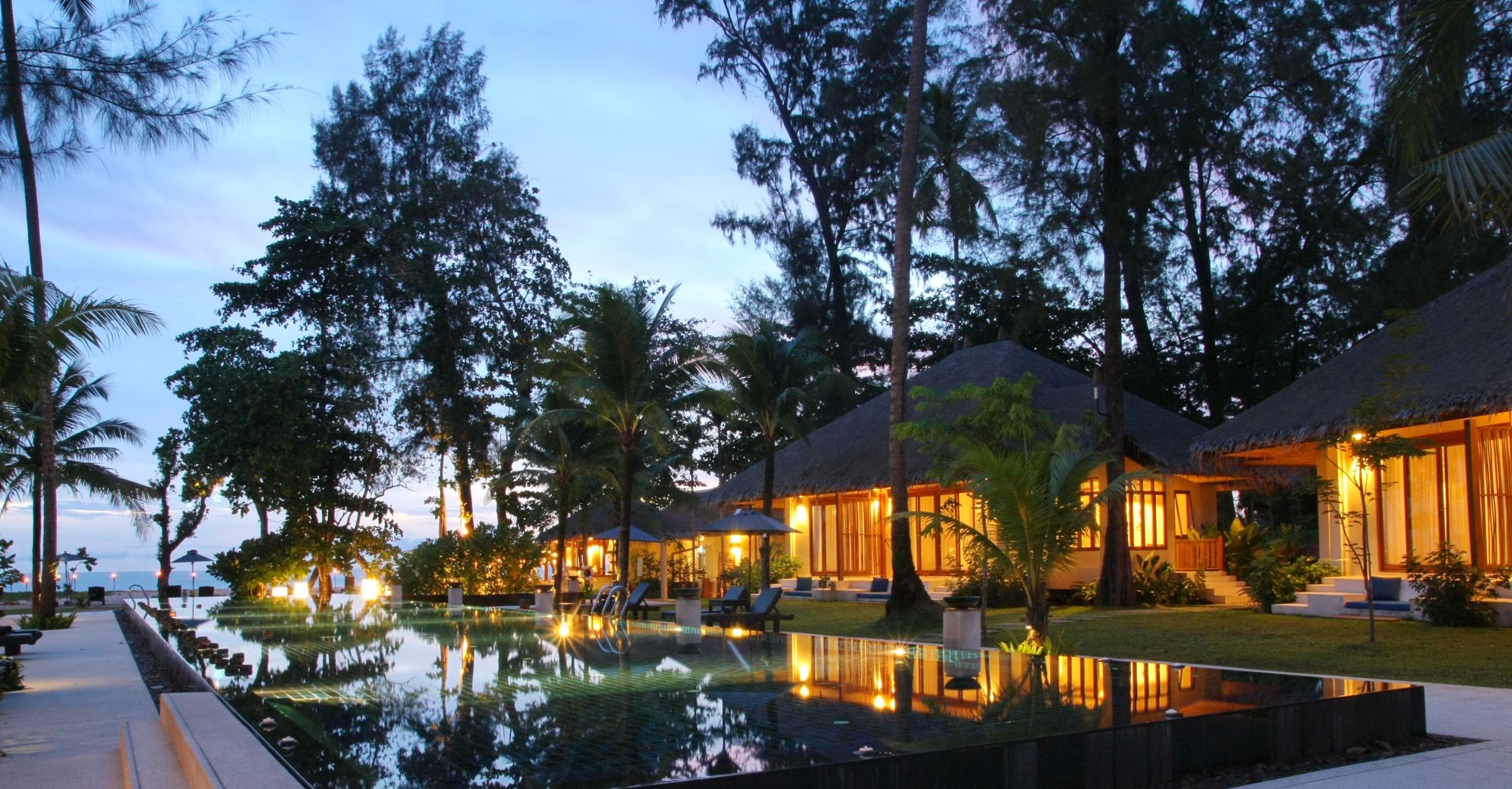 Bangsak Village in Khao Lak:  Night Shot