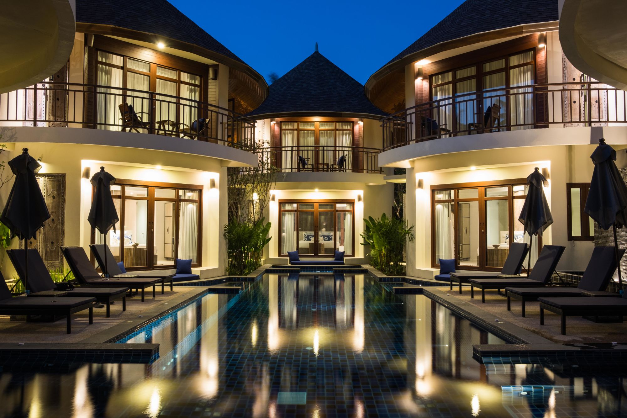 Bangsak Village in Khao Lak:  Ravenala Pool Access